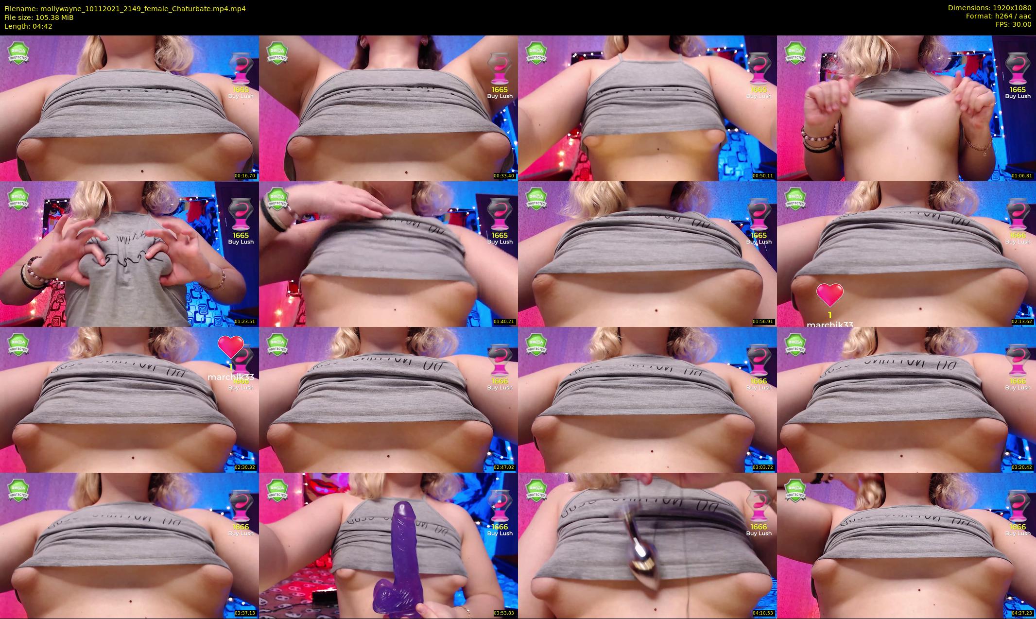 mollywayne — 5 minute Chaturbate female cam show recording, 1080p, Nov 10, 2021
