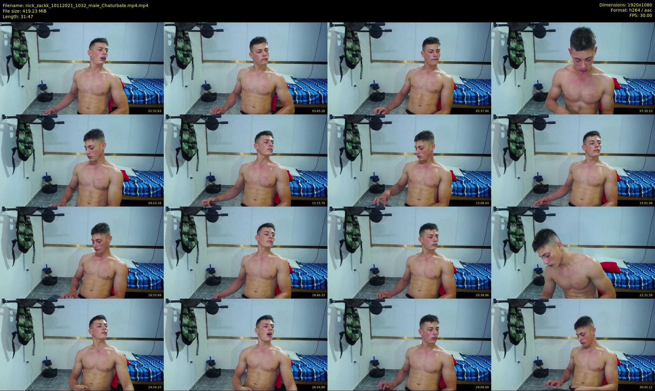 nick_zackk — 32 minute Chaturbate male cam show recording, 1080p, Nov 10, 2021