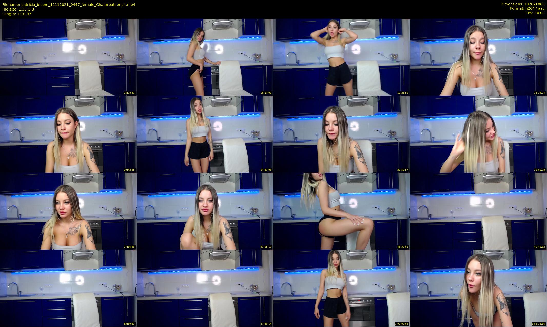 patricia_bloom — 71 minute Chaturbate female cam show recording, 1080p, Nov 11, 2021