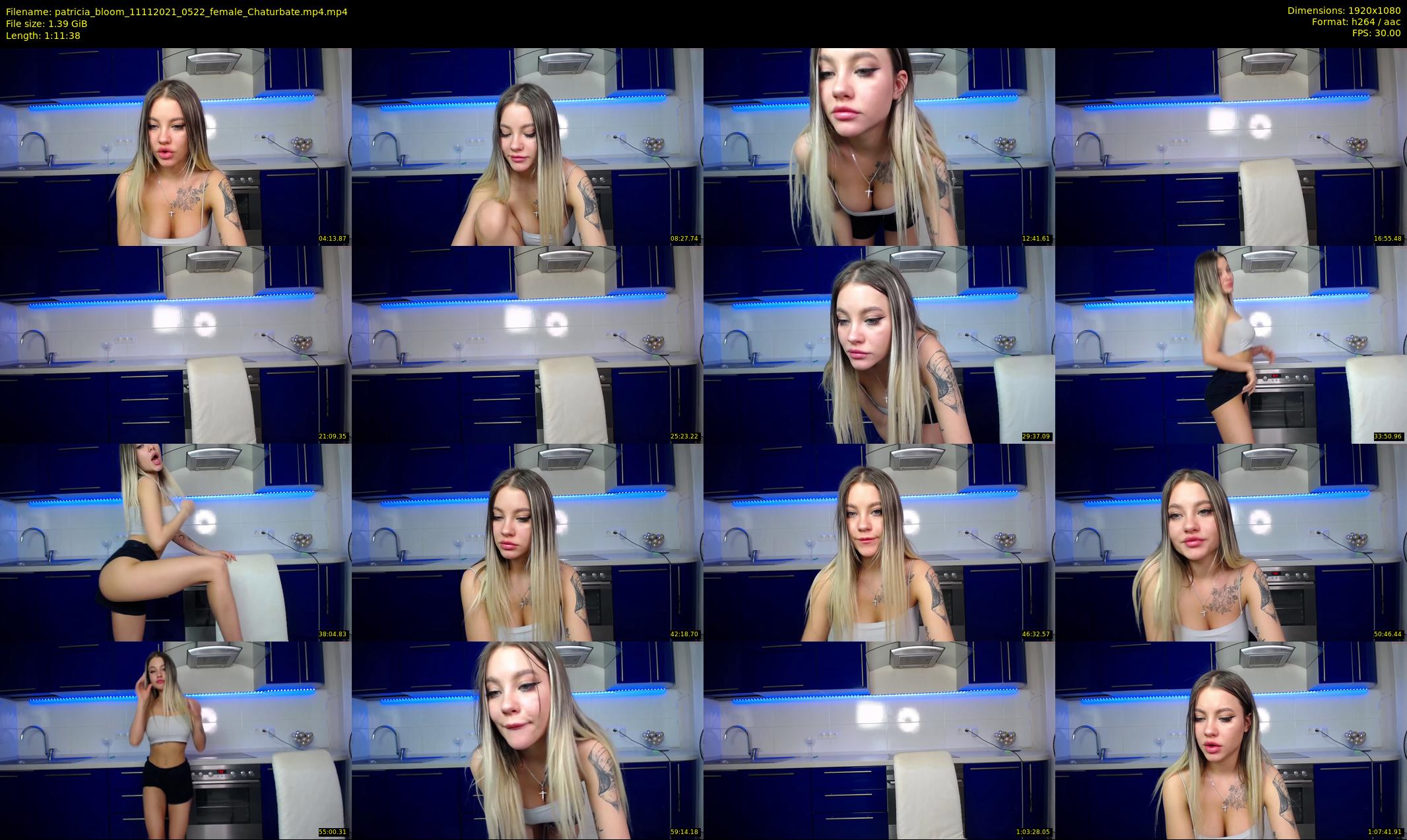 patricia_bloom — 72 minute Chaturbate female cam show recording, 1080p, Nov 11, 2021