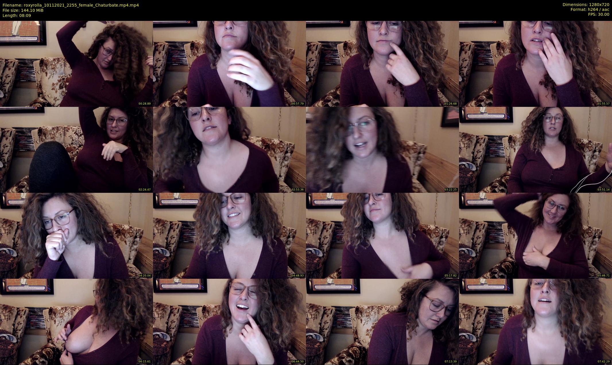 roxyrolla — 9 minute Chaturbate female cam show recording, 720p, Nov 10, 2021