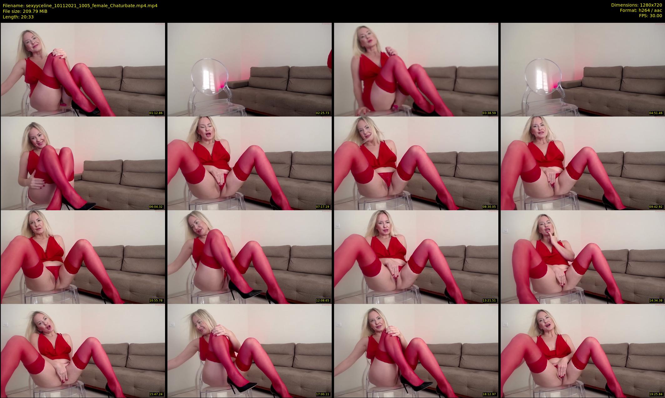 sexyyceline — 21 minute Chaturbate female cam show recording, 720p, Nov 10, 2021
