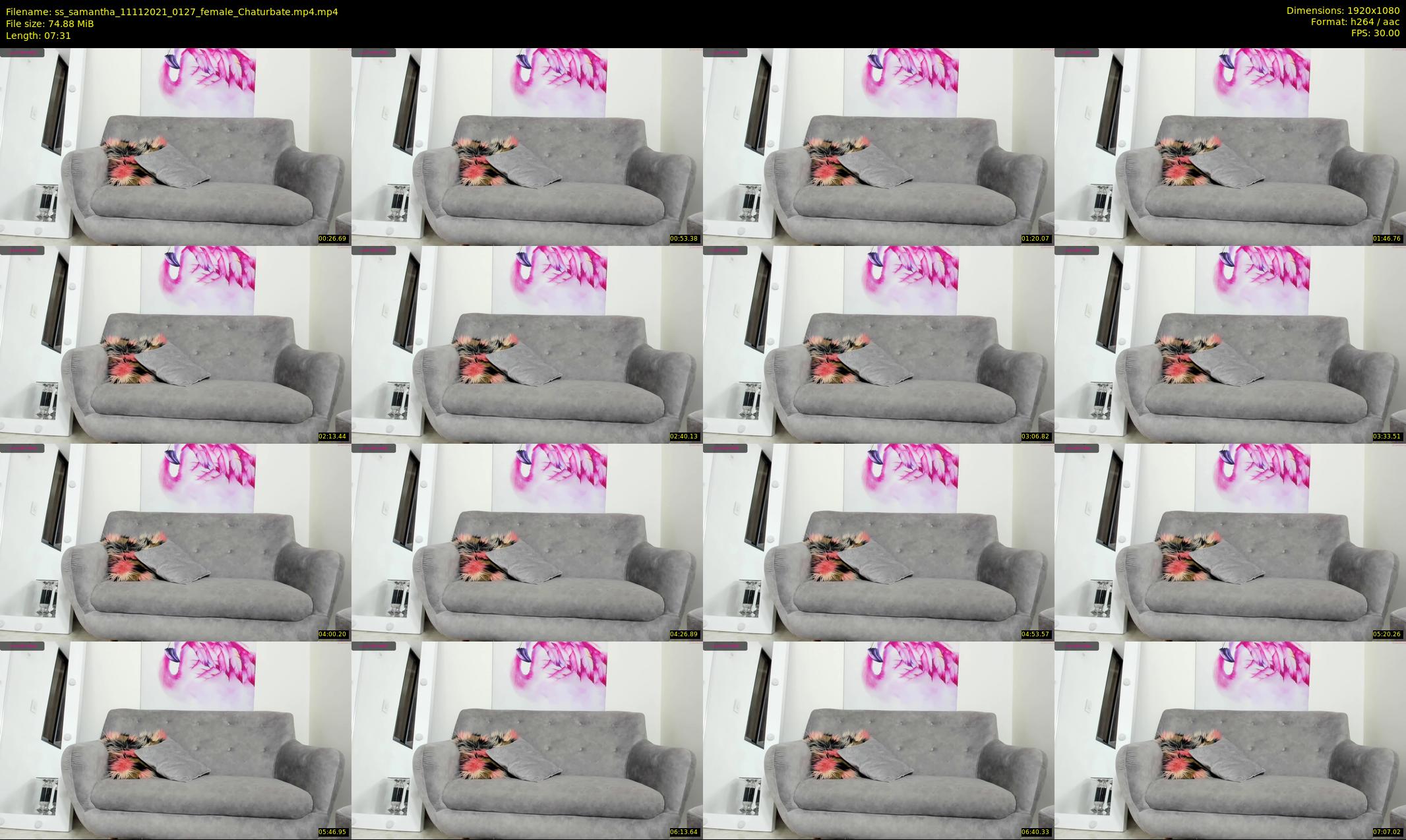 ss_samantha — 8 minute Chaturbate female cam show recording, 1080p, Nov 11, 2021