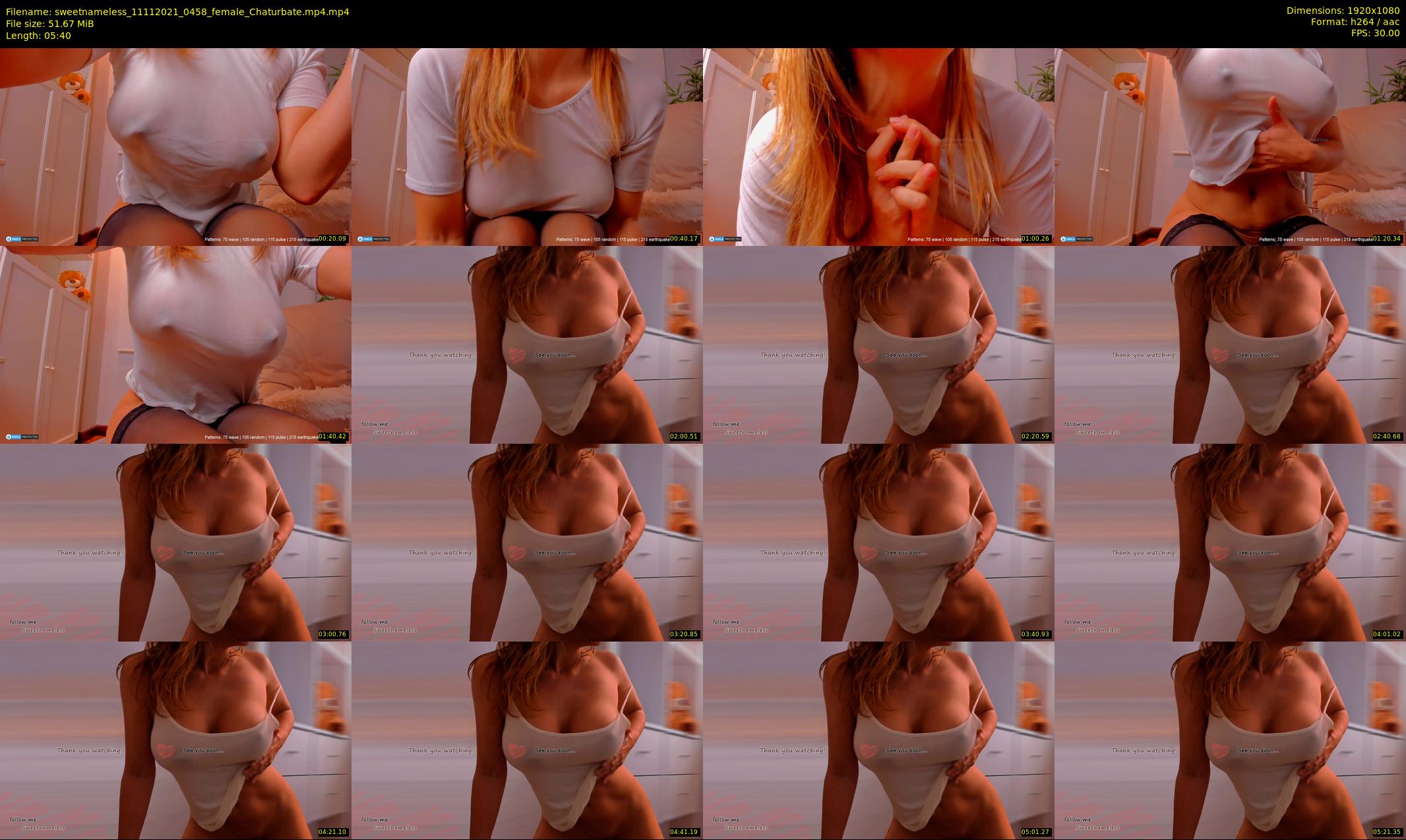sweetnameless — 6 minute Chaturbate couple cam show recording, 1080p, Nov 11, 2021