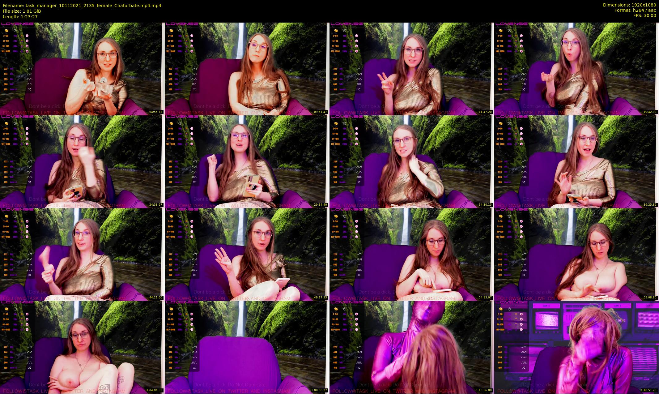task_manager — 84 minute Chaturbate couple cam show recording, 1080p, Nov 10, 2021