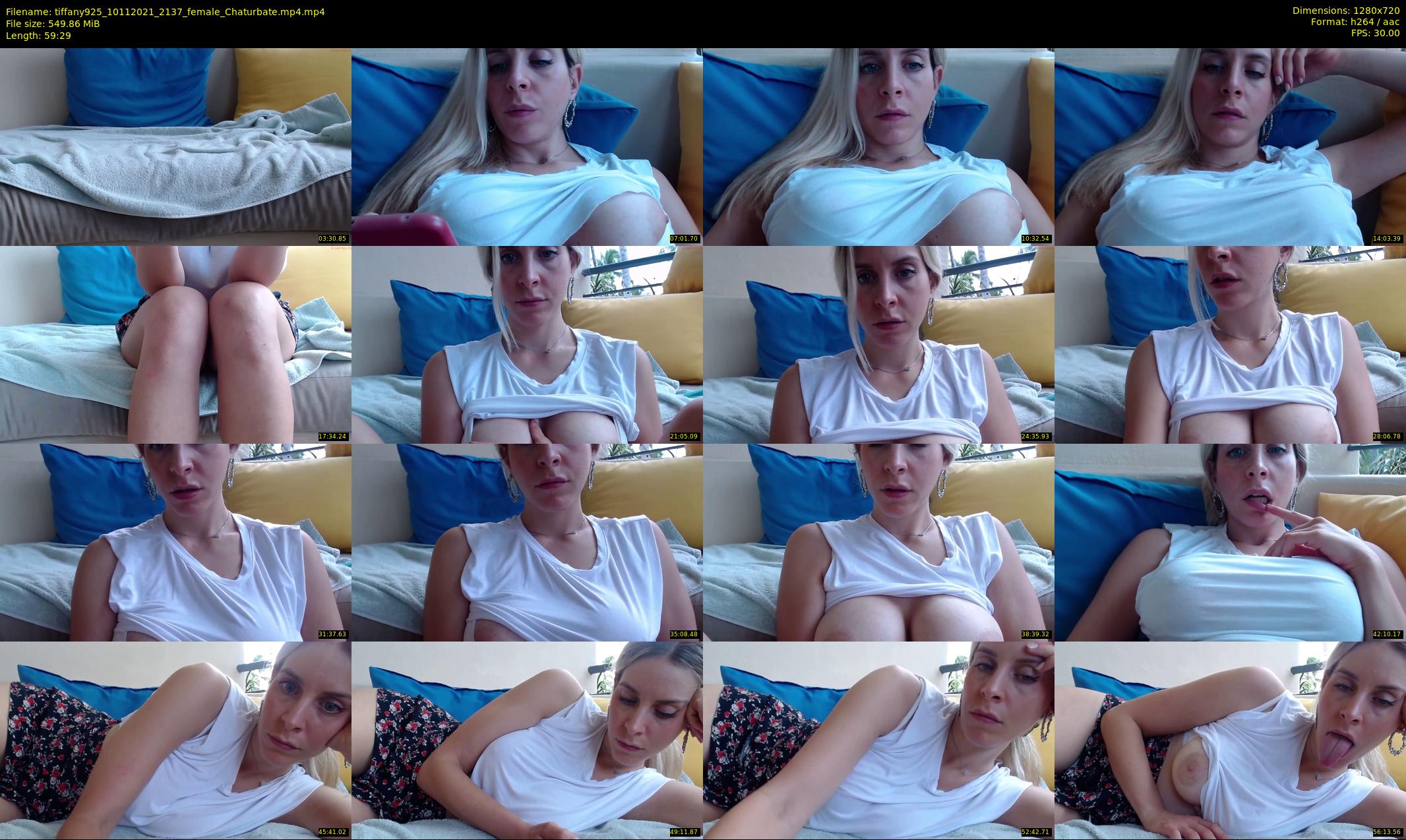 tiffany925 — 60 minute Chaturbate female cam show recording, 720p, Nov 10, 2021