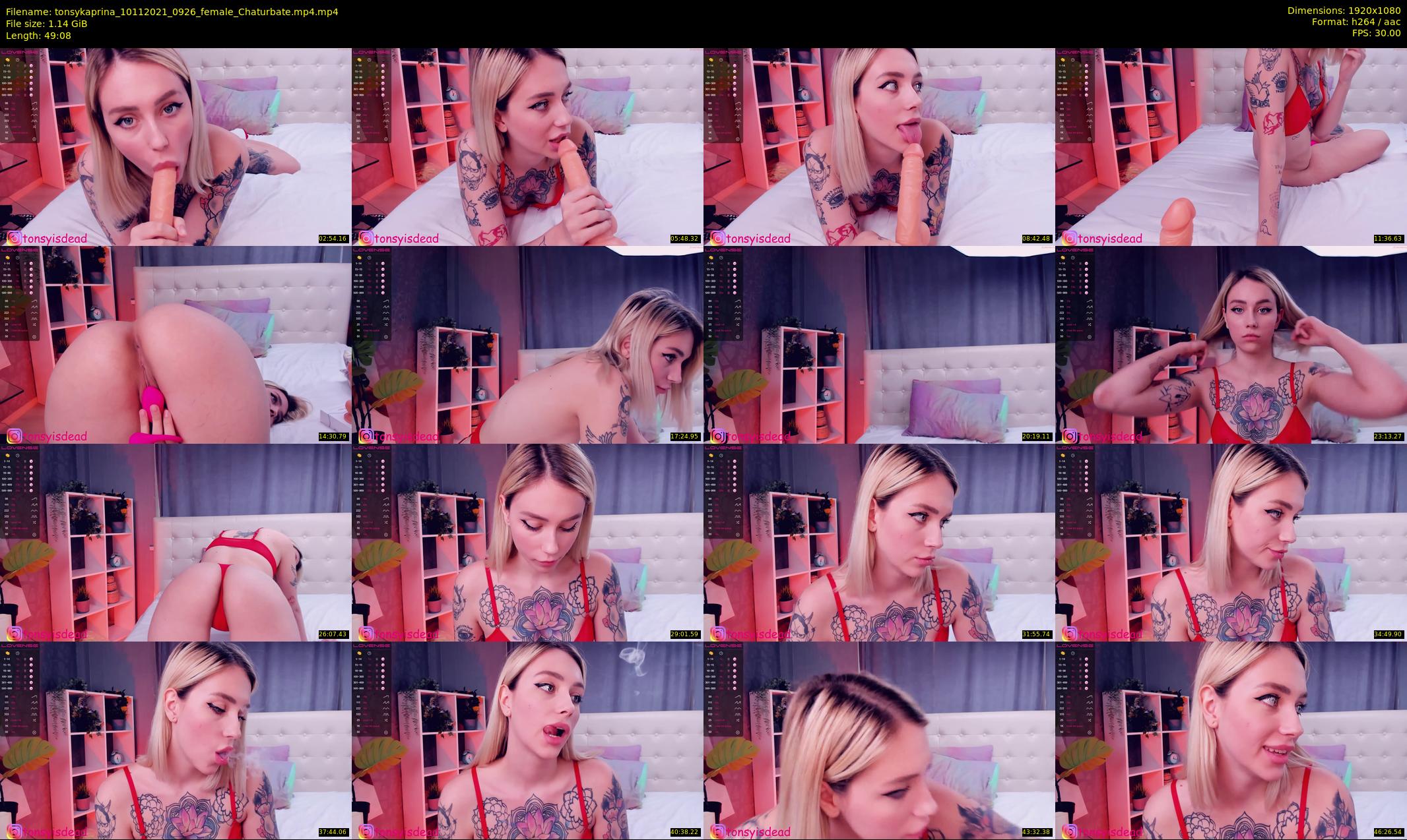 tonsykaprina — 50 minute Chaturbate couple cam show recording, 1080p, Nov 10, 2021