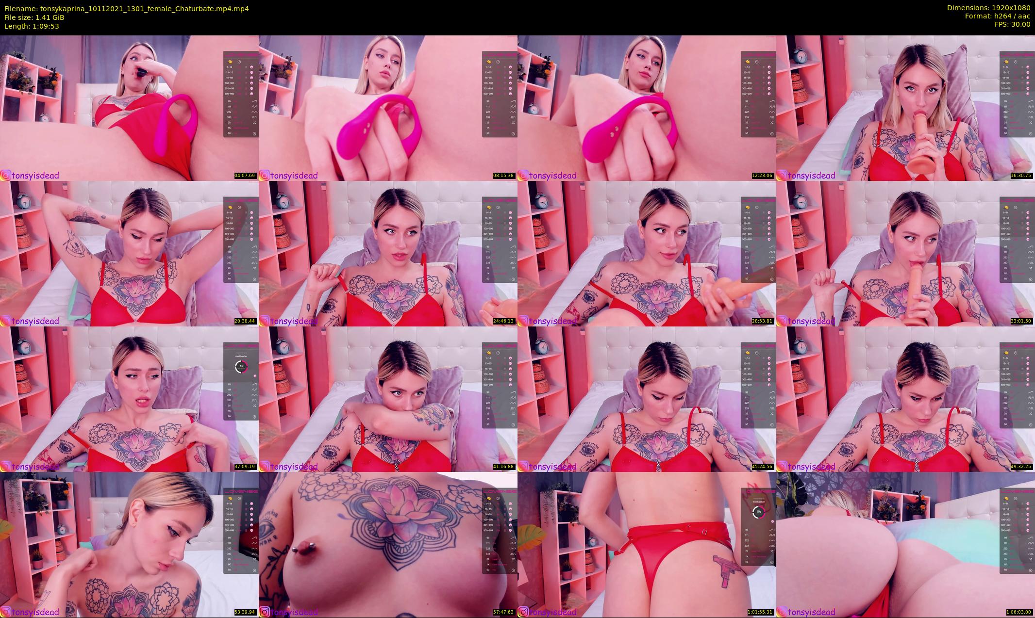 tonsykaprina — 70 minute Chaturbate couple cam show recording, 1080p, Nov 10, 2021