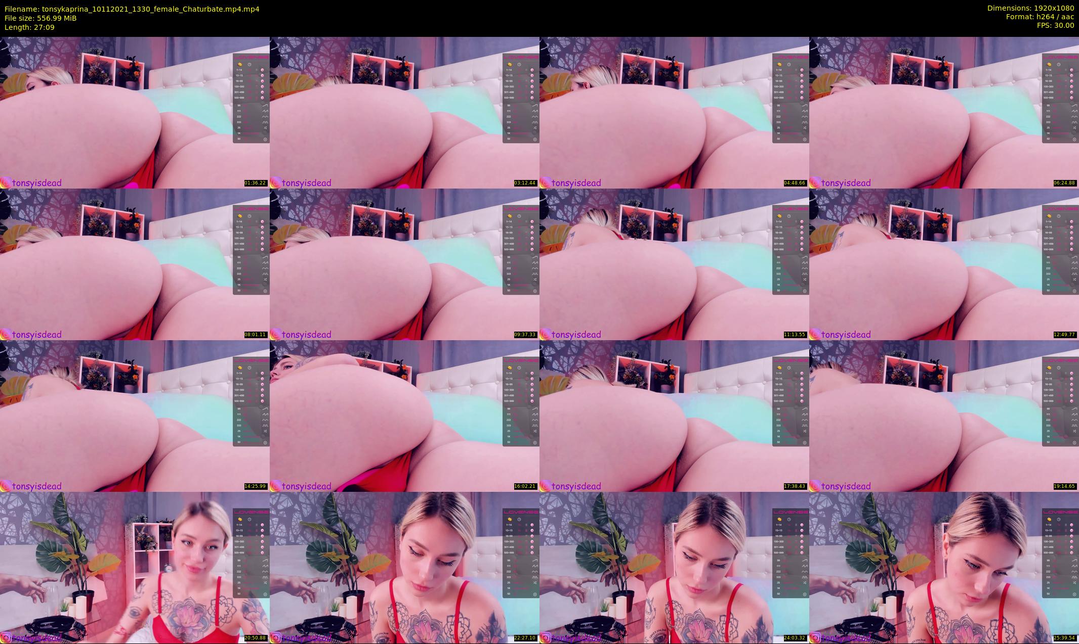 tonsykaprina — 28 minute Chaturbate couple cam show recording, 1080p, Nov 10, 2021