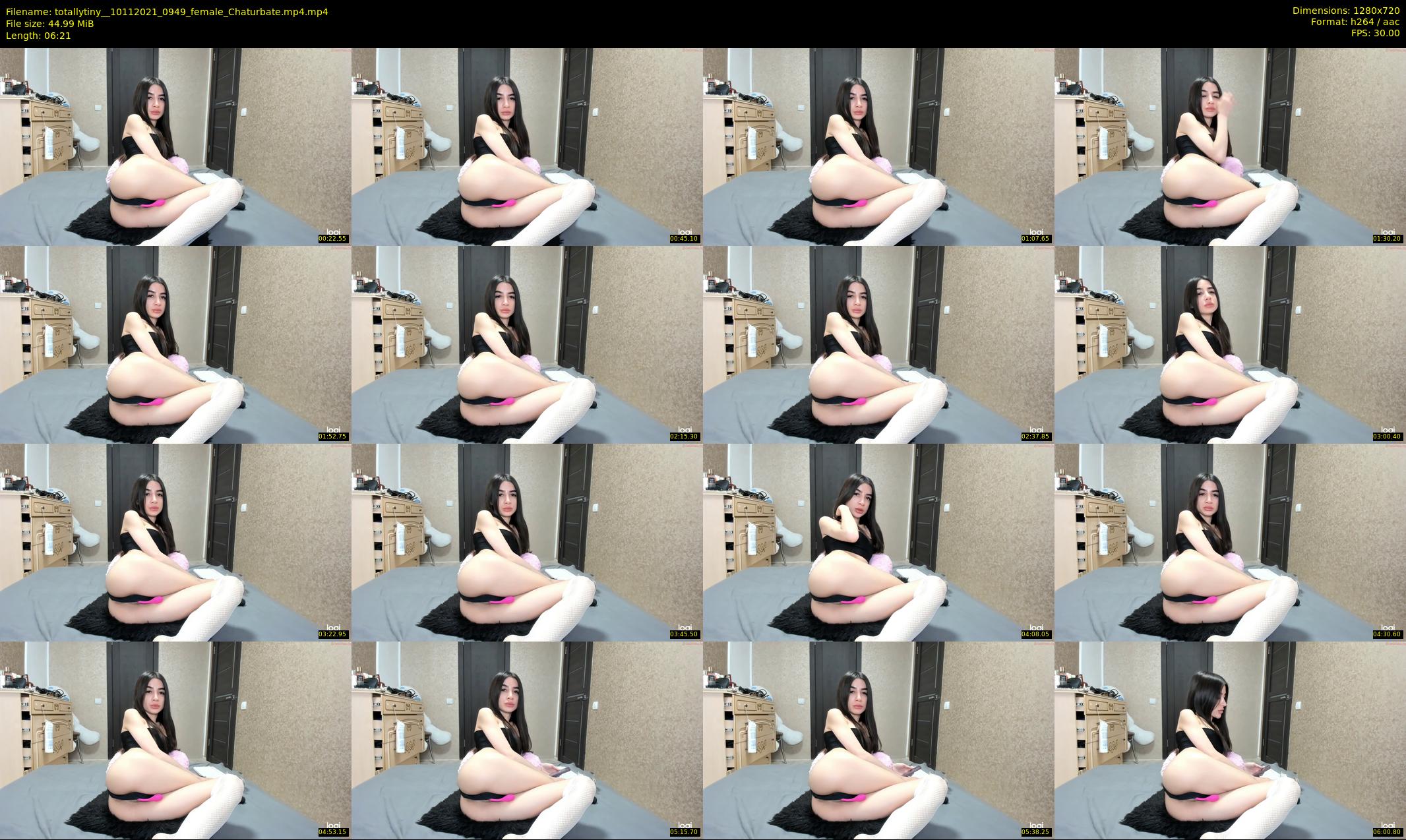 totallytiny_ — 7 minute Chaturbate female cam show recording, 720p, Nov 10, 2021
