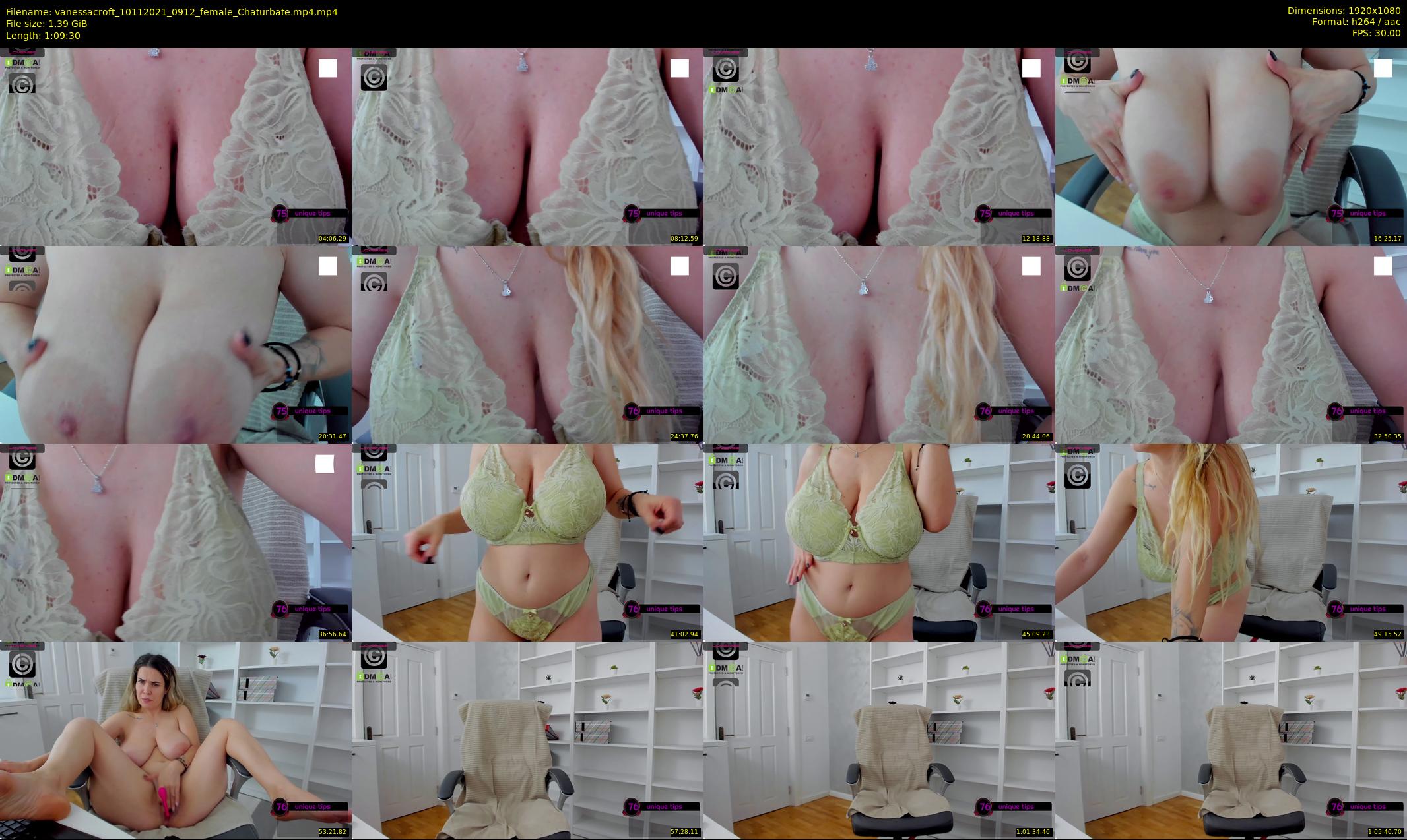 vanessacroft — 70 minute Chaturbate female cam show recording, 1080p, Nov 10, 2021