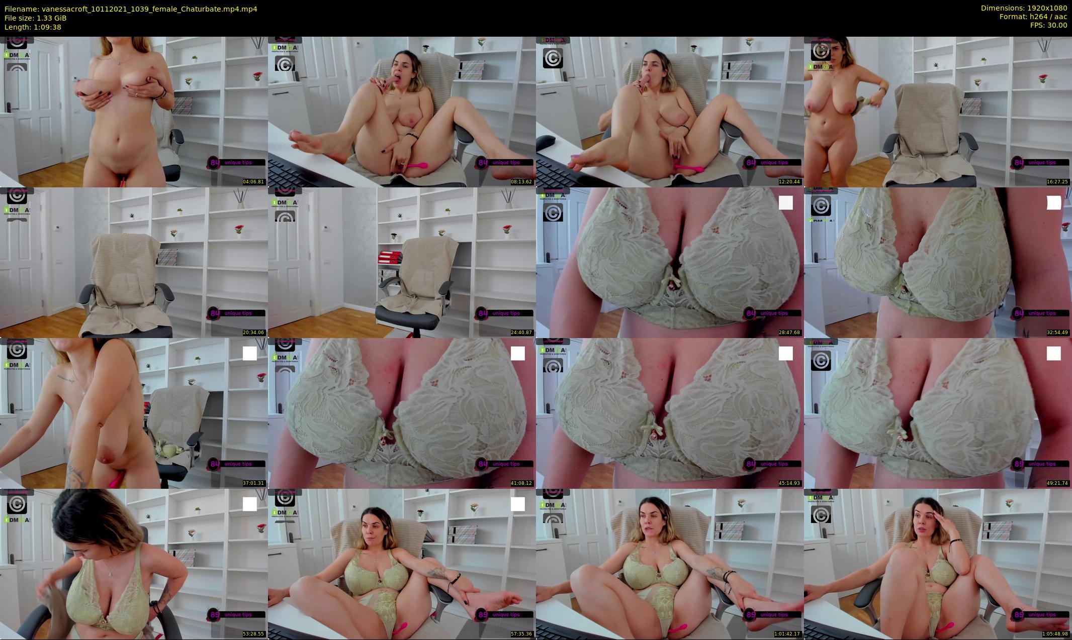 vanessacroft — 70 minute Chaturbate female cam show recording, 1080p, Nov 10, 2021