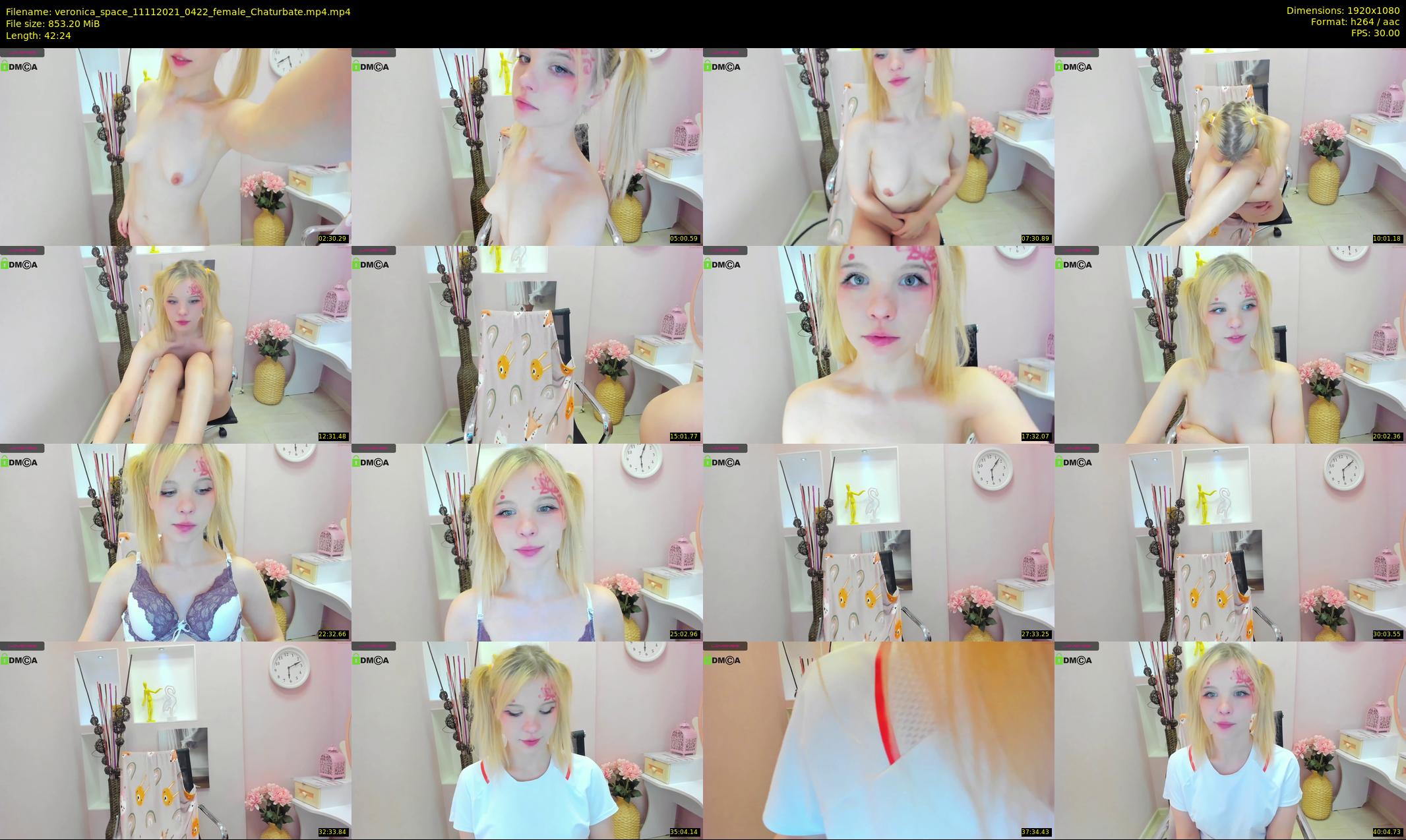 veronica_space — 43 minute Chaturbate female cam show recording, 1080p, Nov 11, 2021