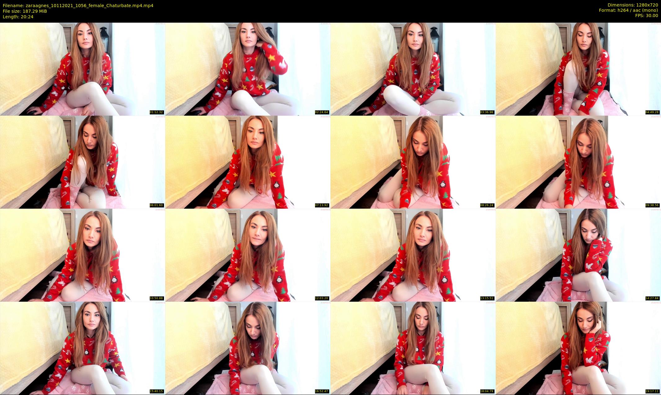 zaraagnes — 21 minute Chaturbate female cam show recording, 720p, Nov 10, 2021