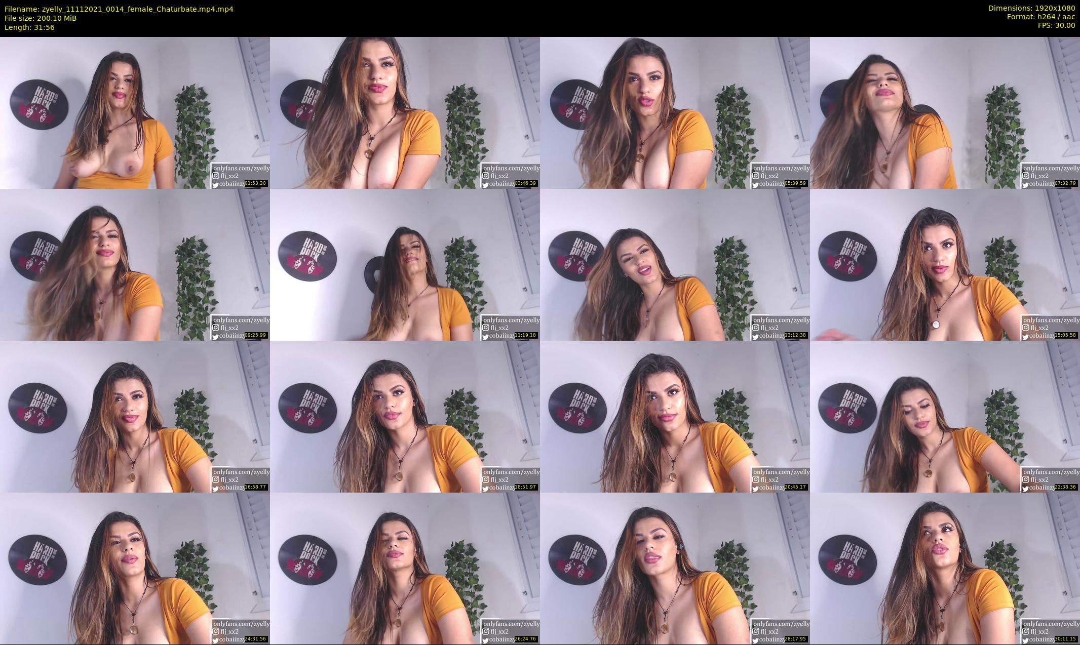 zyelly — 32 minute Chaturbate female cam show recording, 1080p, Nov 11, 2021