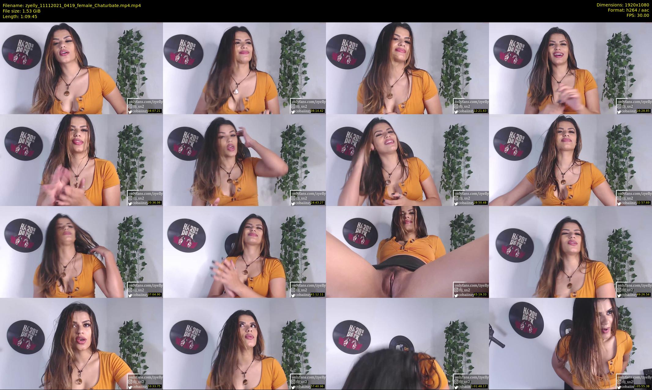 zyelly — 70 minute Chaturbate female cam show recording, 1080p, Nov 11, 2021