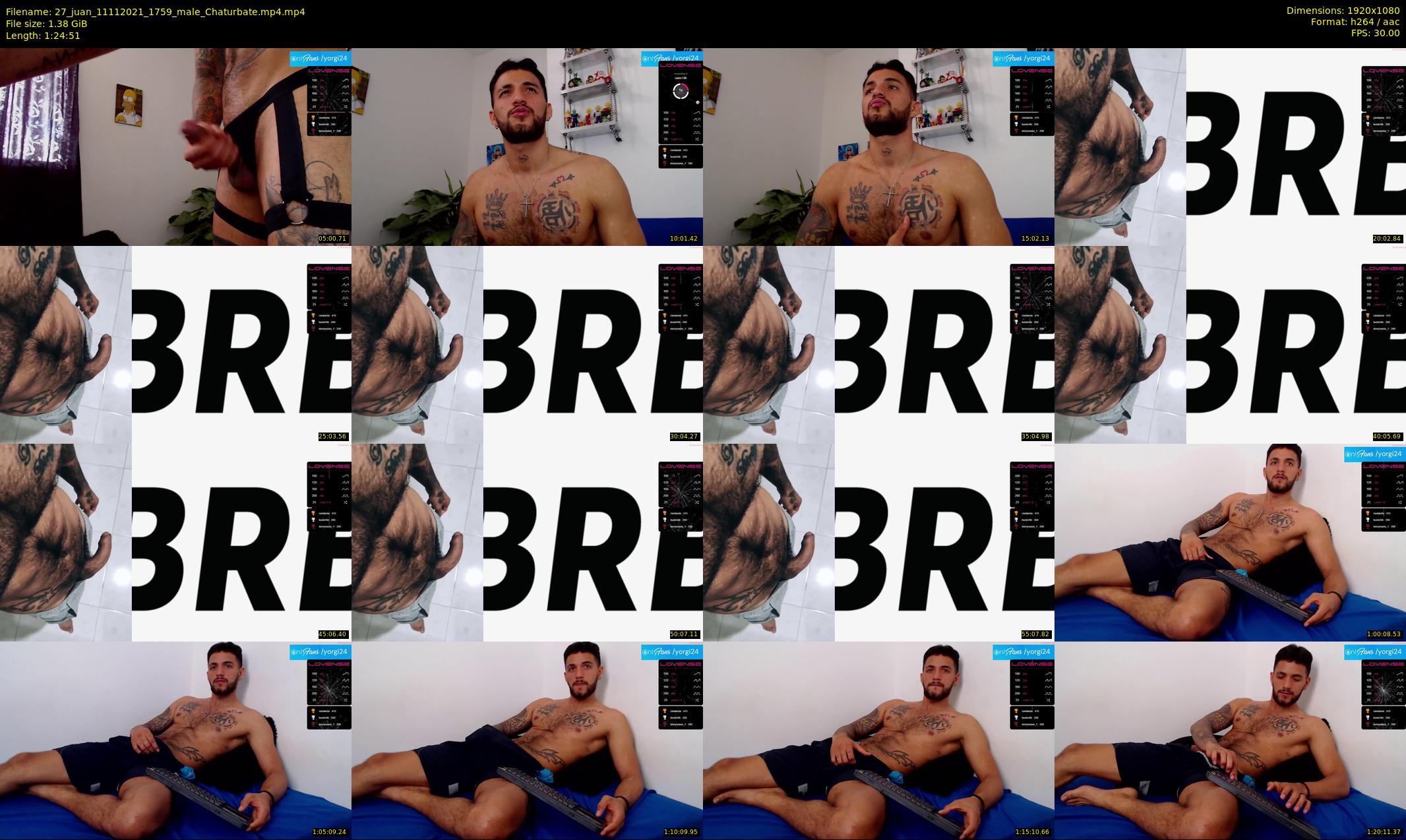 27_juan — 85 minute Chaturbate male cam show recording, 1080p, Nov 11, 2021