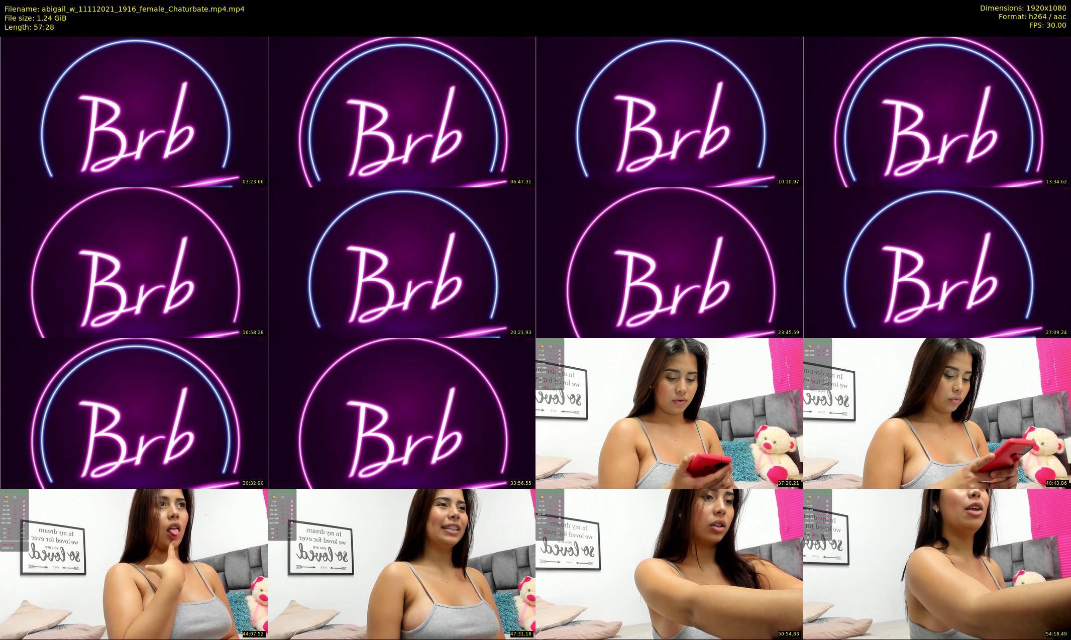 abigail_w — 58 minute Chaturbate female cam show recording, 1080p, Nov 11, 2021