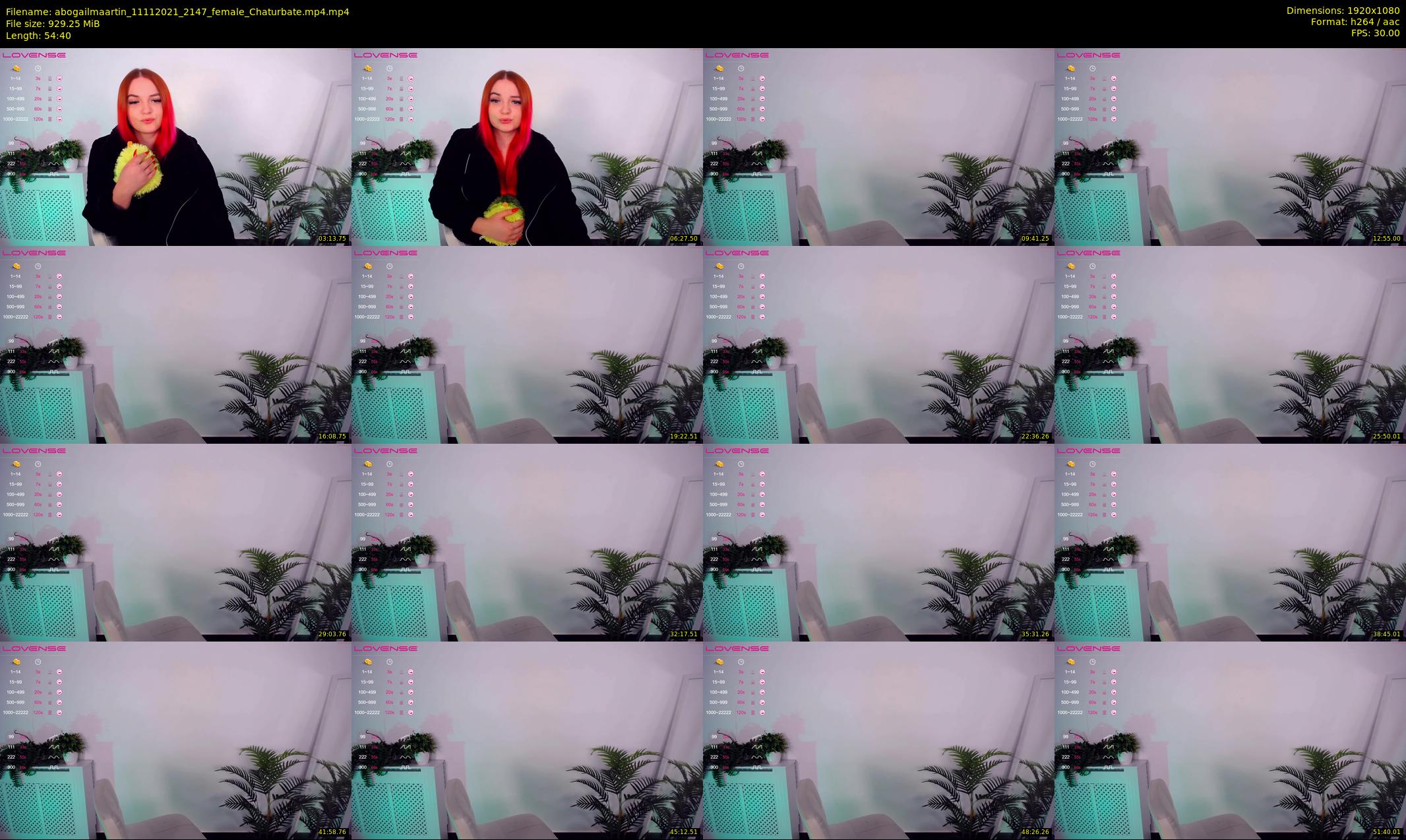 abogailmaartin — 55 minute Chaturbate female cam show recording, 1080p, Nov 11, 2021
