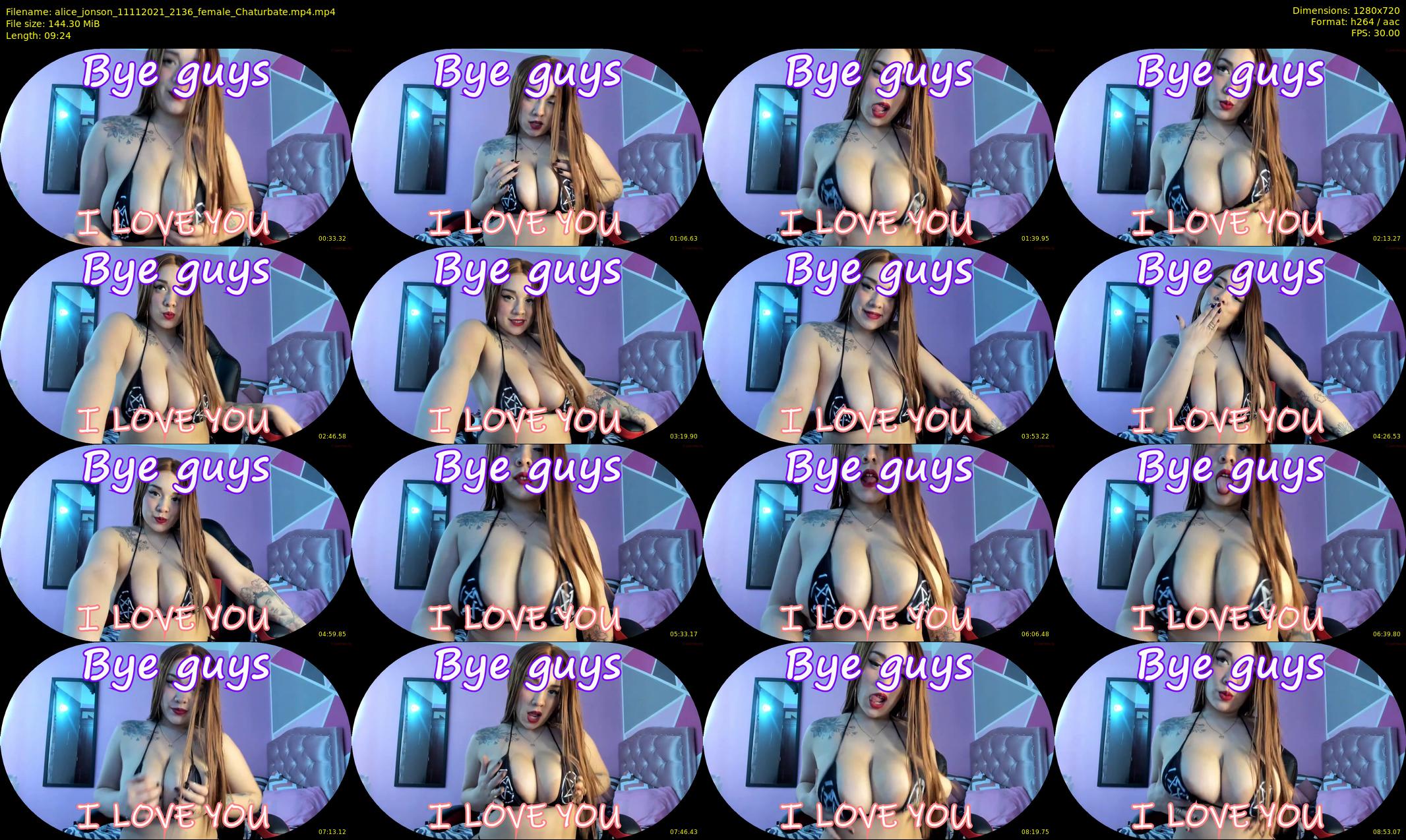 alice_jonson — 10 minute Chaturbate female cam show recording, 720p, Nov 11, 2021