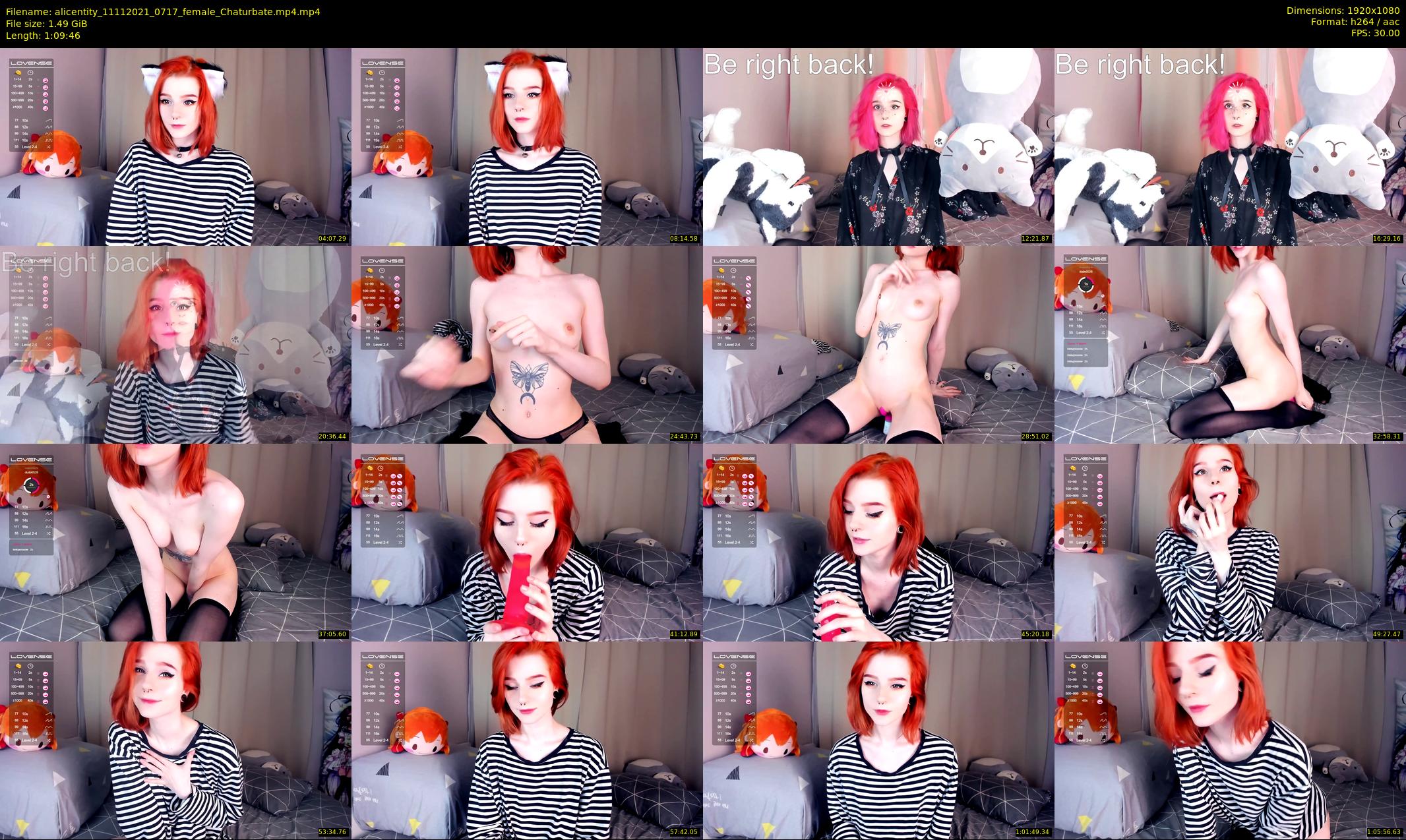 alicentity — 70 minute Chaturbate female cam show recording, 1080p, Nov 11, 2021