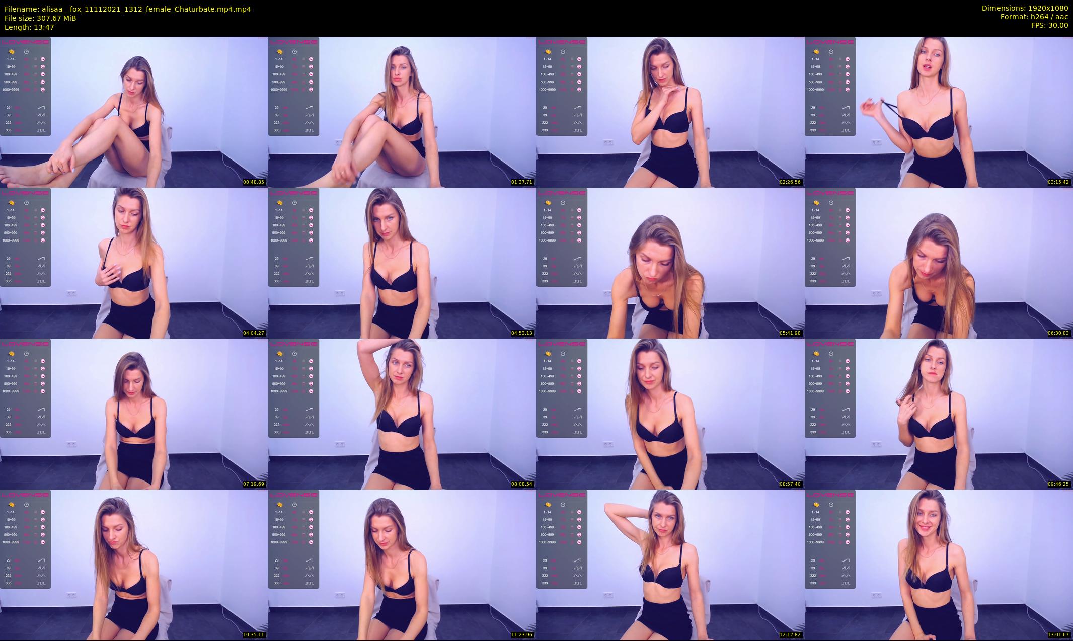 alisaa__fox — 14 minute Chaturbate female cam show recording, 1080p, Nov 11, 2021