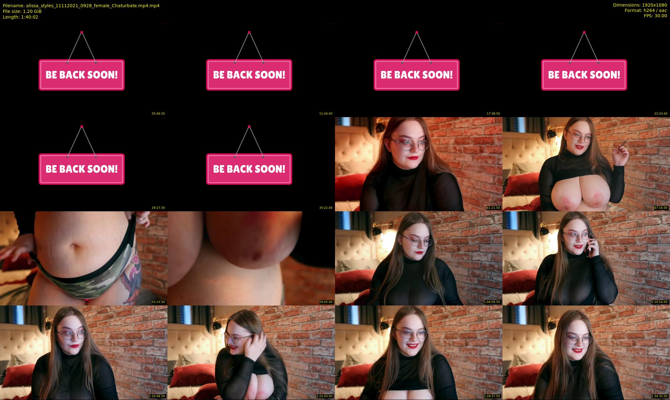 alissa_styles — 101 minute Chaturbate female cam show recording, 1080p, Nov 11, 2021