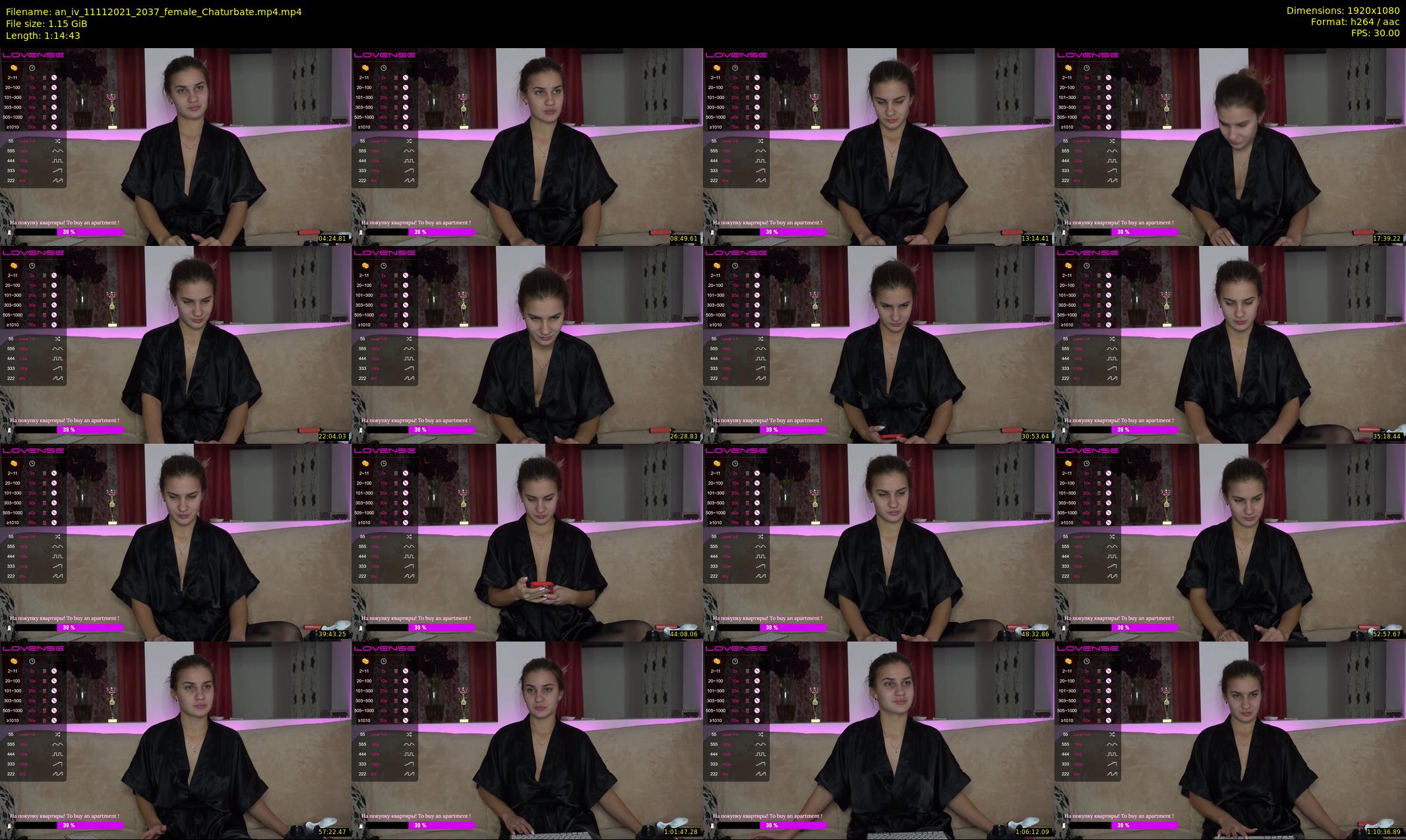 an_iv — 75 minute Chaturbate female cam show recording, 1080p, Nov 11, 2021