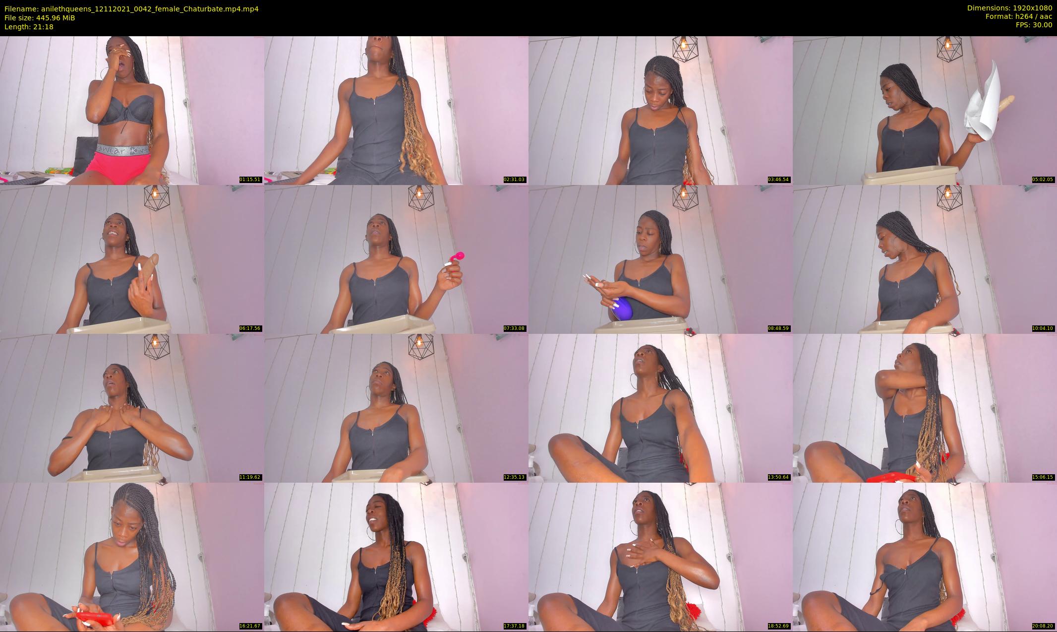 anilethqueens — 22 minute Chaturbate female cam show recording, 1080p, Nov 12, 2021