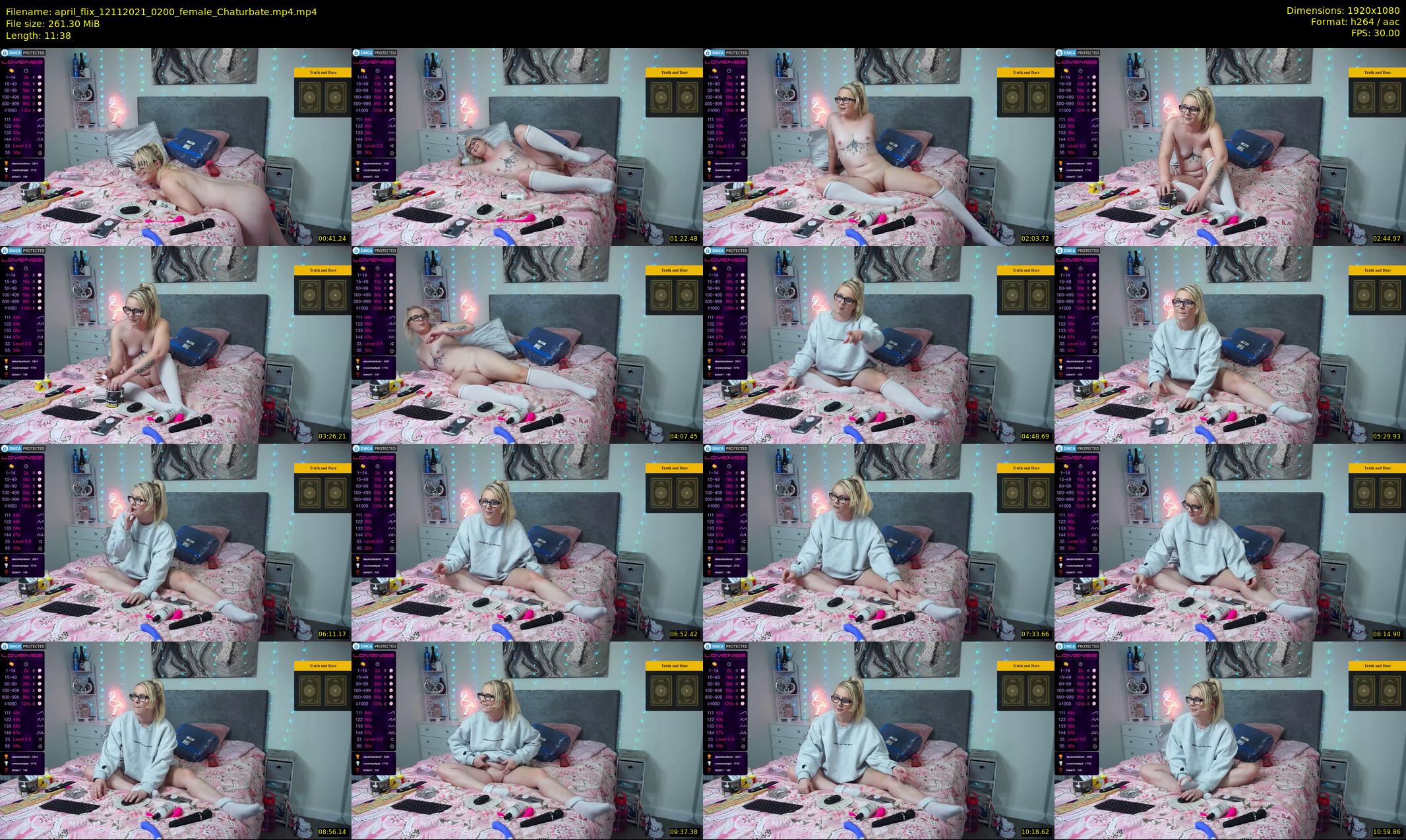 april_flix — 12 minute Chaturbate female cam show recording, 1080p, Nov 12, 2021