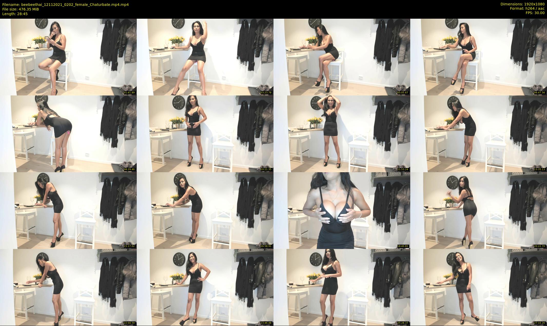 beebeethai — 29 minute Chaturbate female cam show recording, 1080p, Nov 12, 2021