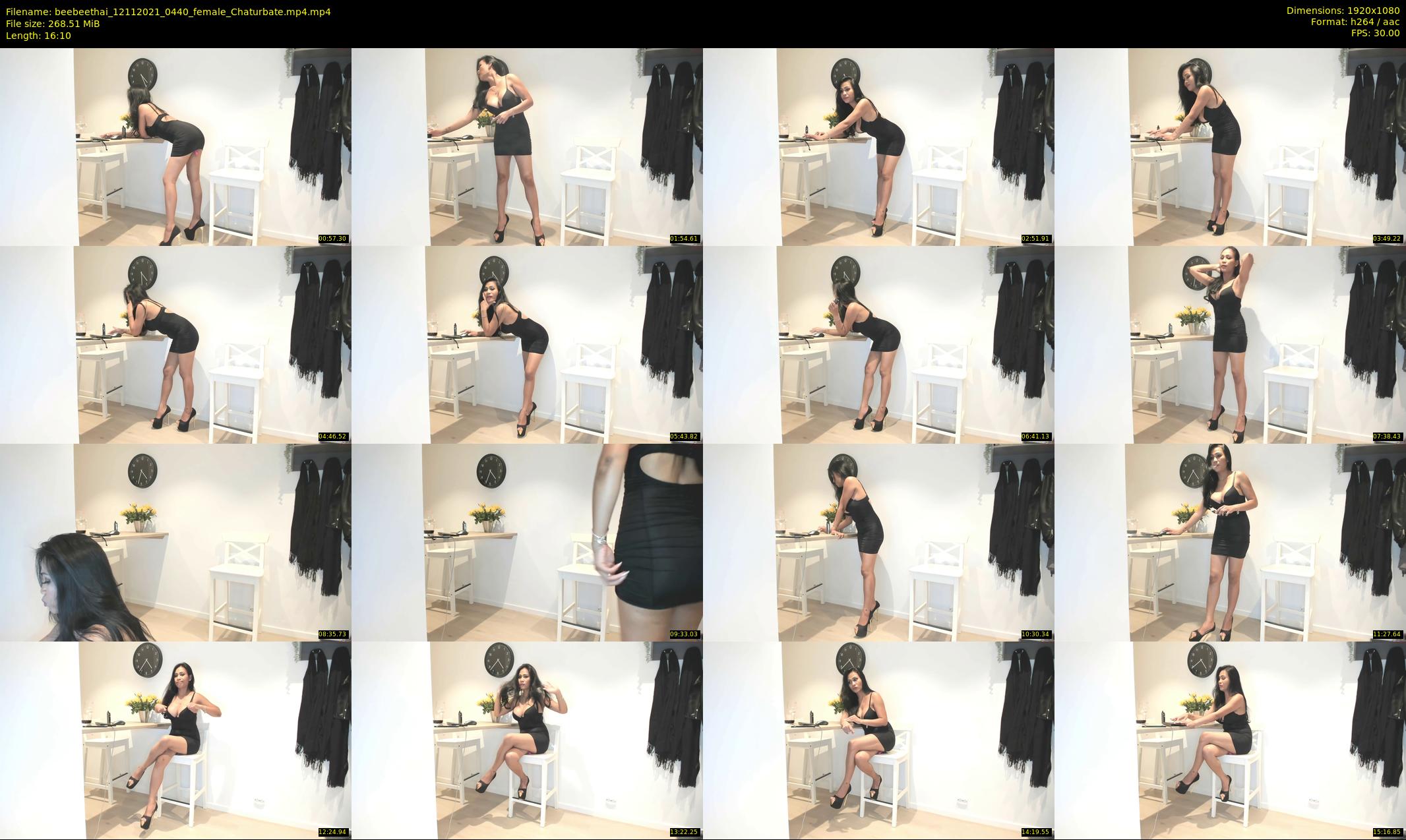 beebeethai — 17 minute Chaturbate female cam show recording, 1080p, Nov 12, 2021