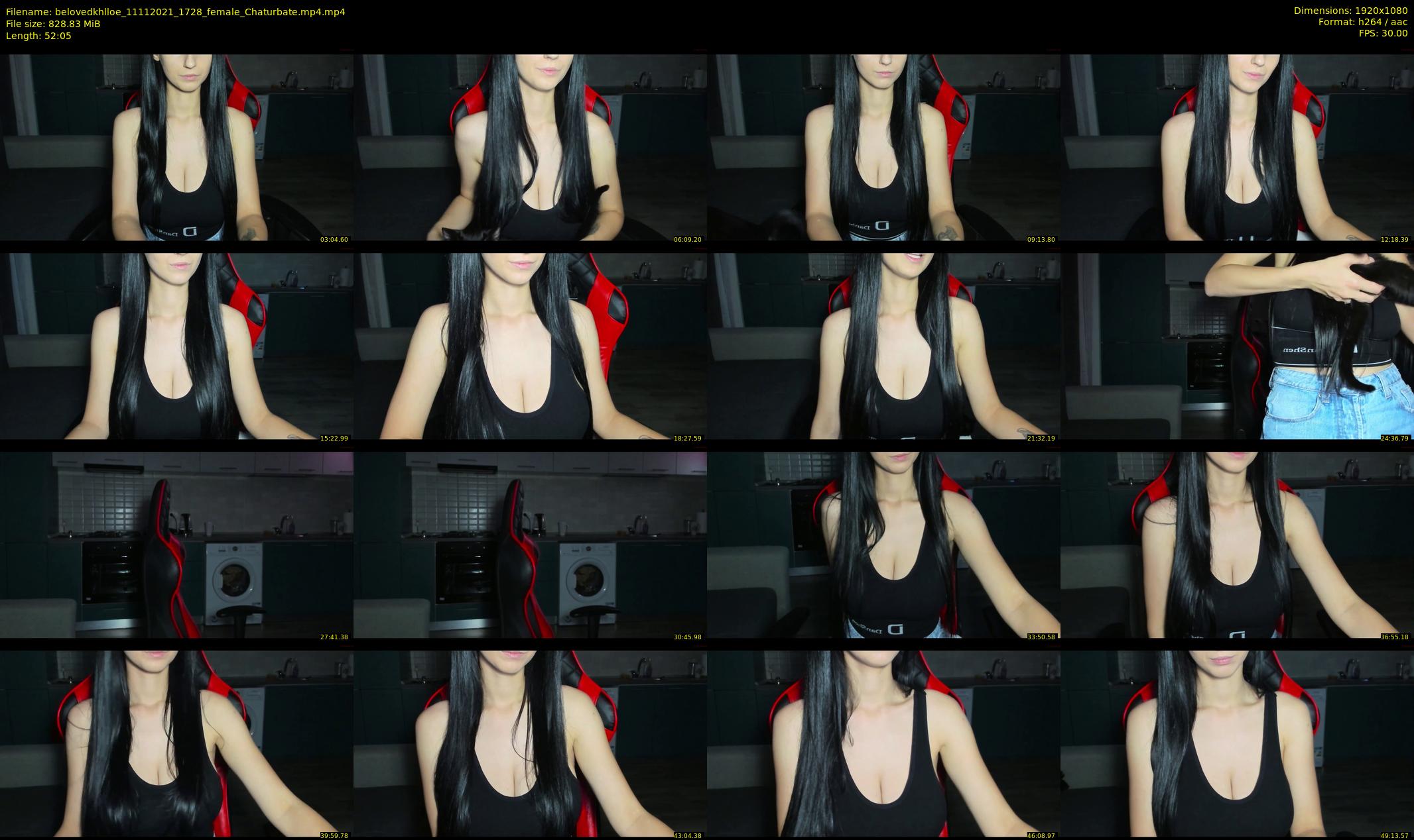 belovedkhlloe — 53 minute Chaturbate female cam show recording, 1080p, Nov 11, 2021