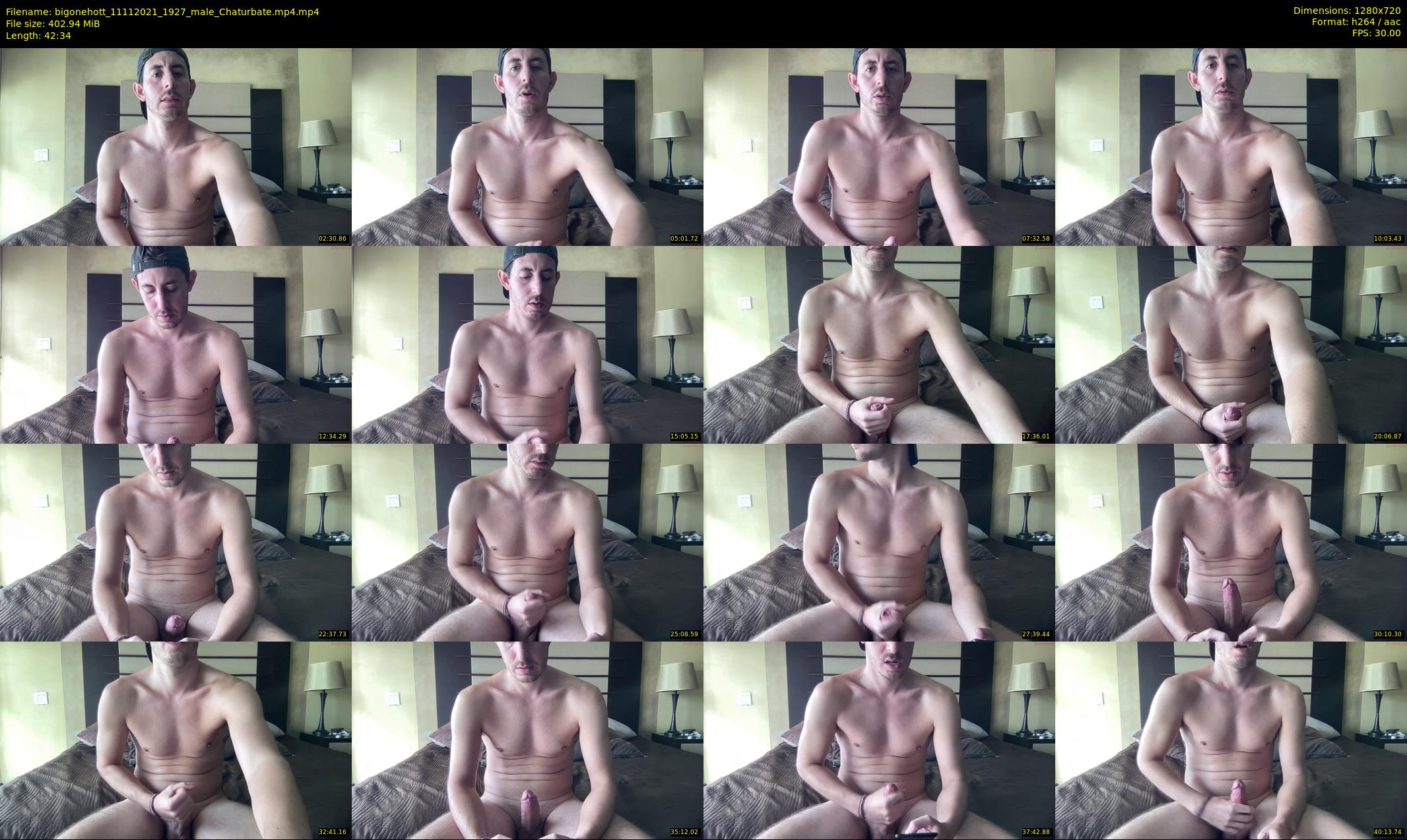 bigonehott — 43 minute Chaturbate male cam show recording, 720p, Nov 11, 2021