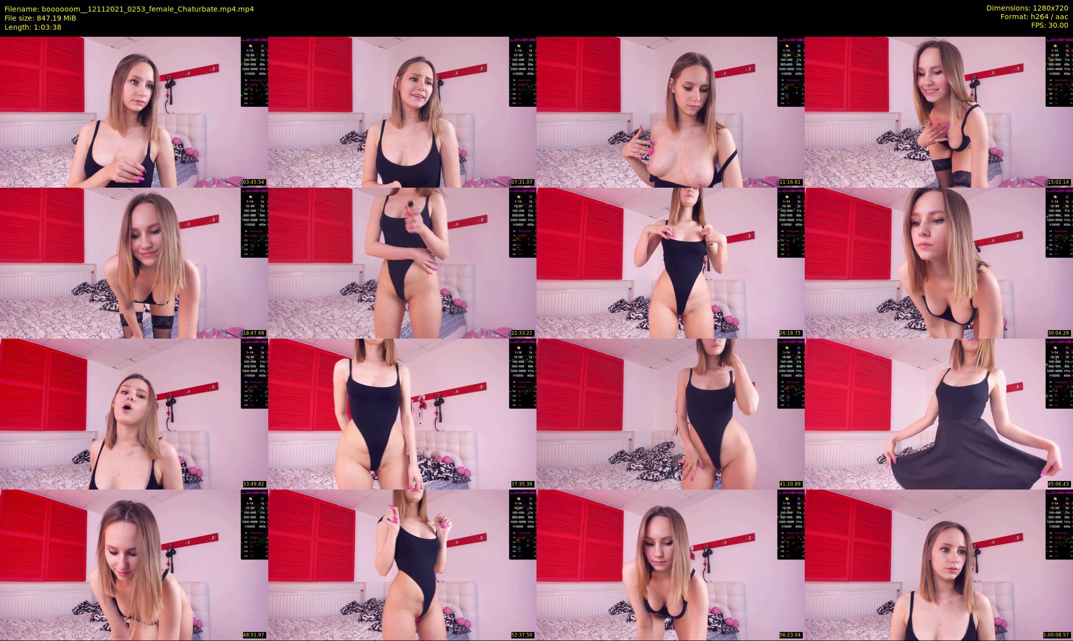 boooooom_ — 64 minute Chaturbate female cam show recording, 720p, Nov 12, 2021