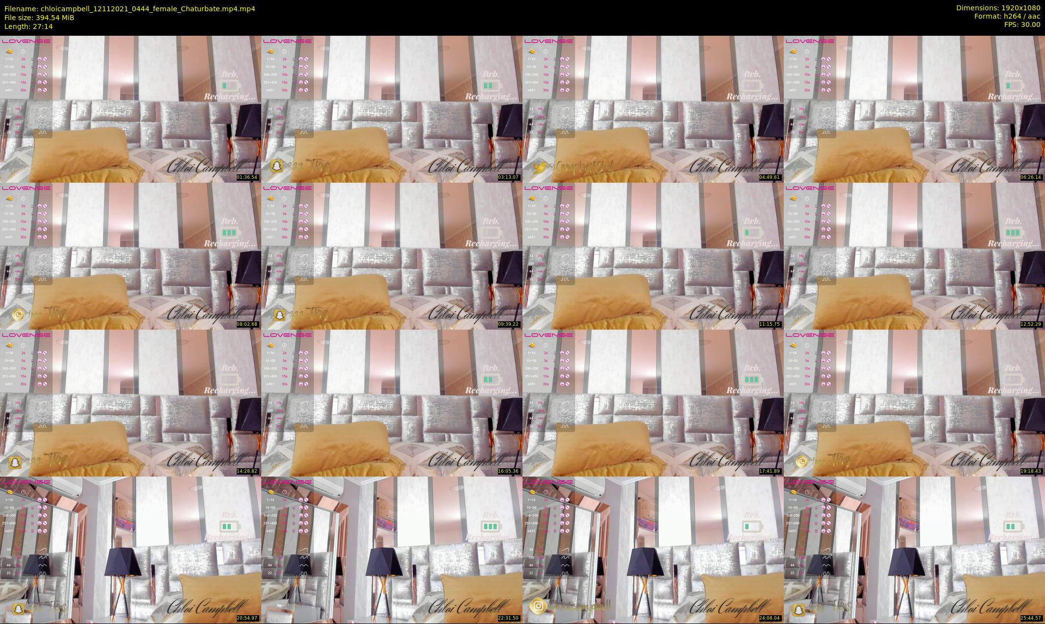 chloicampbell — 28 minute Chaturbate female cam show recording, 1080p, Nov 12, 2021