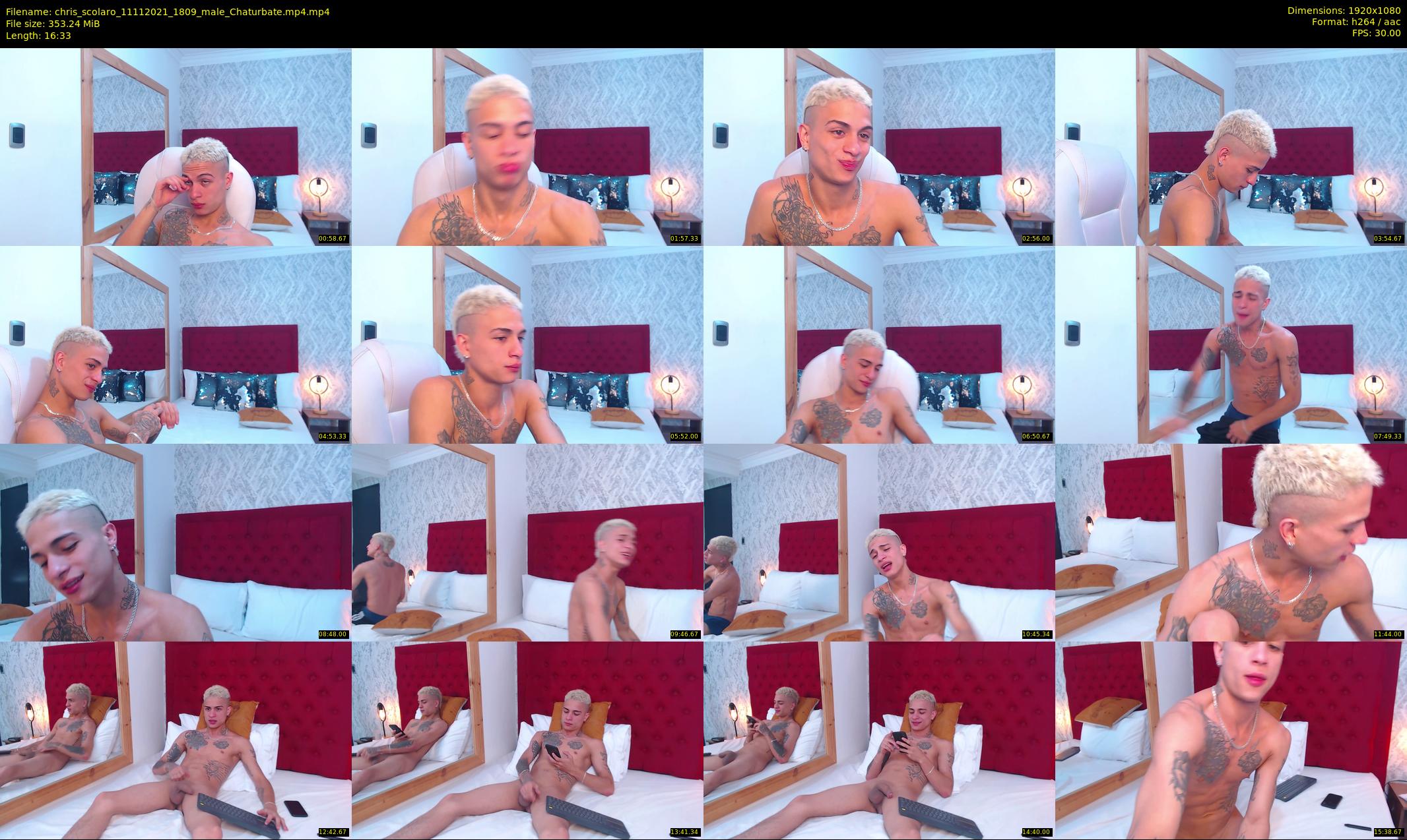 chris_scolaro — 17 minute Chaturbate male cam show recording, 1080p, Nov 11, 2021