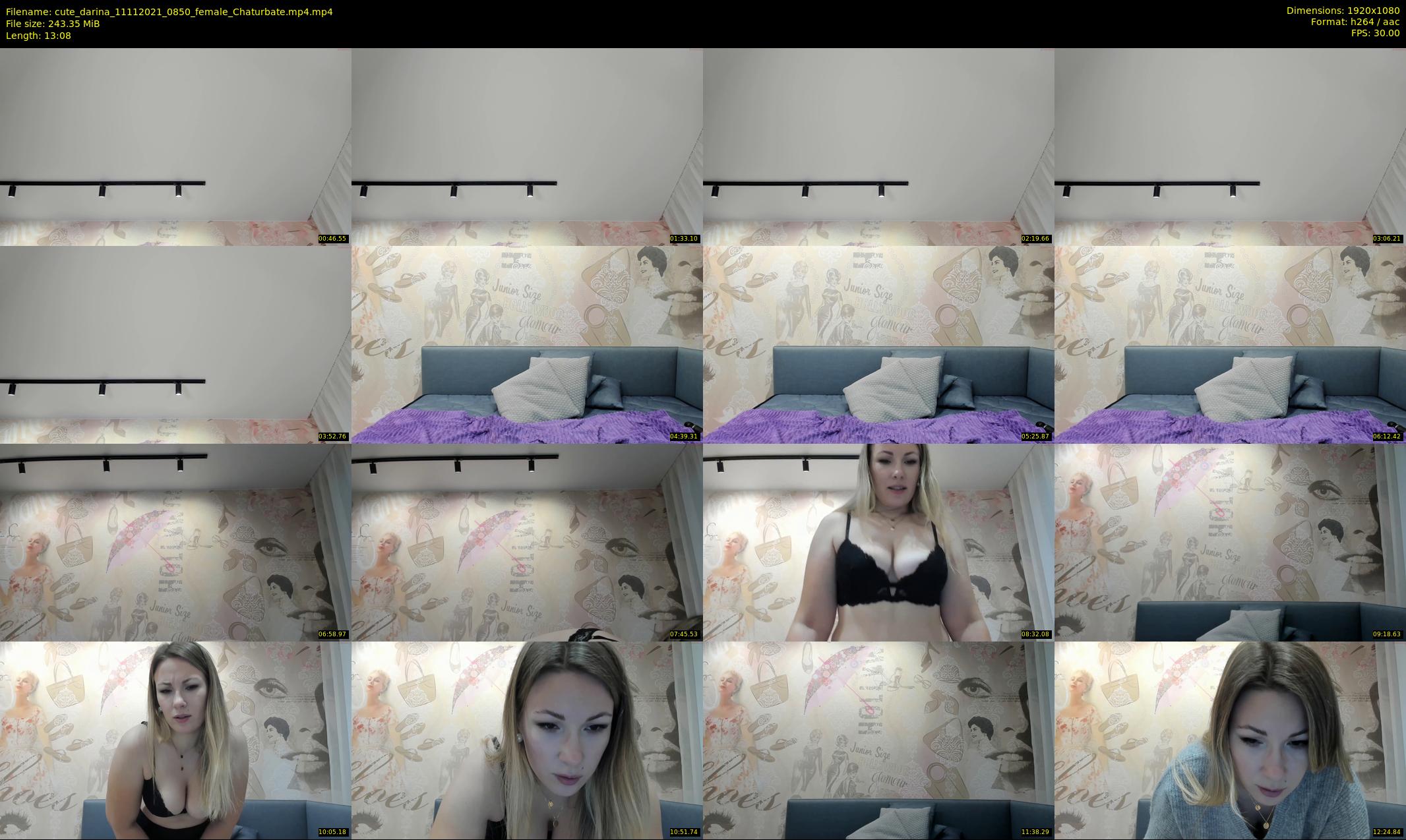 cute_darina — 14 minute Chaturbate female cam show recording, 1080p, Nov 11, 2021