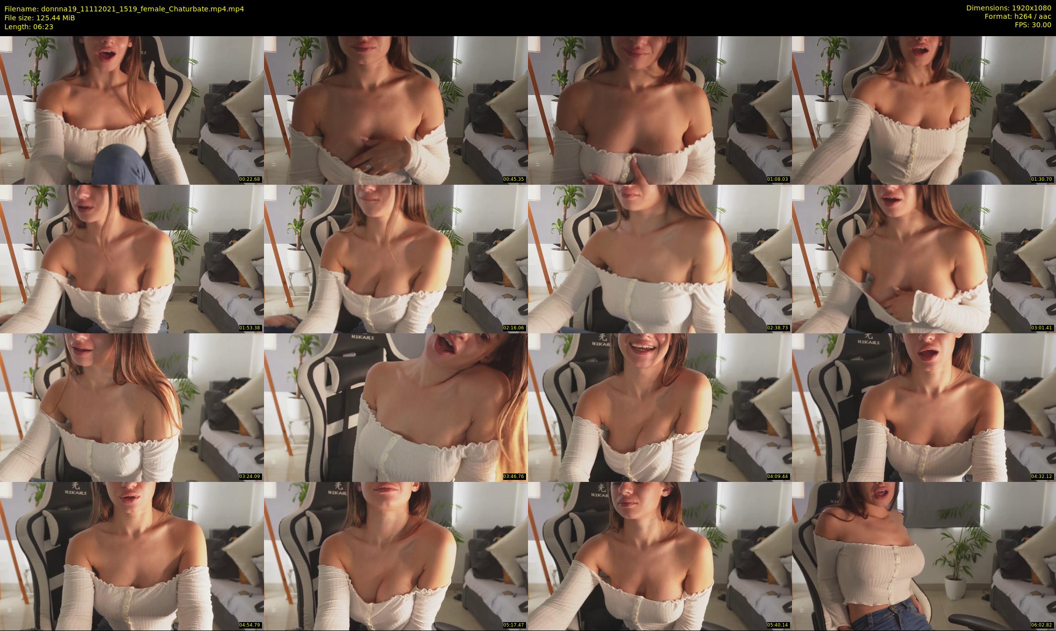 donnna19 — 7 minute Chaturbate female cam show recording, 1080p, Nov 11, 2021