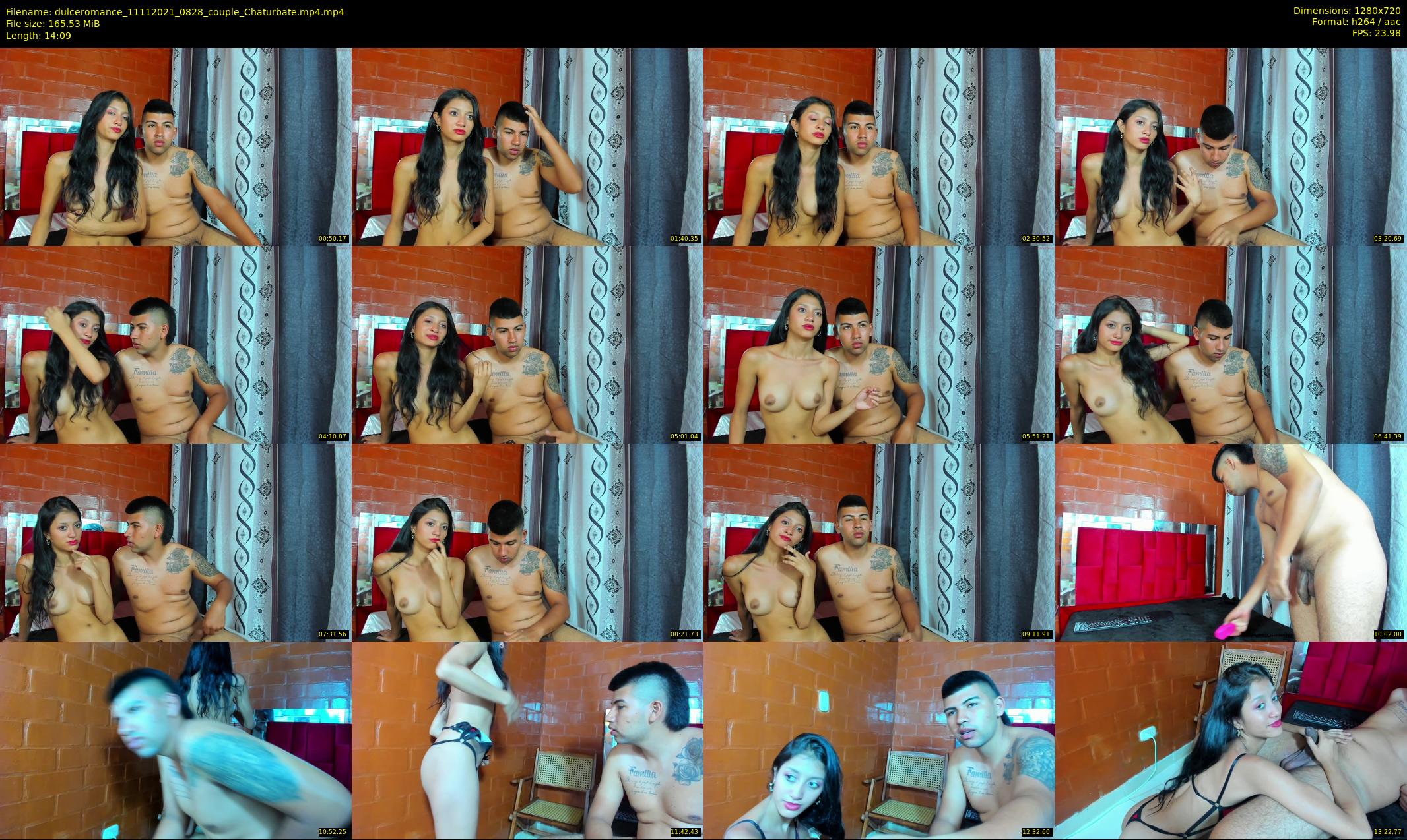dulceromance — 15 minute Chaturbate couple cam show recording, 720p, Nov 11, 2021