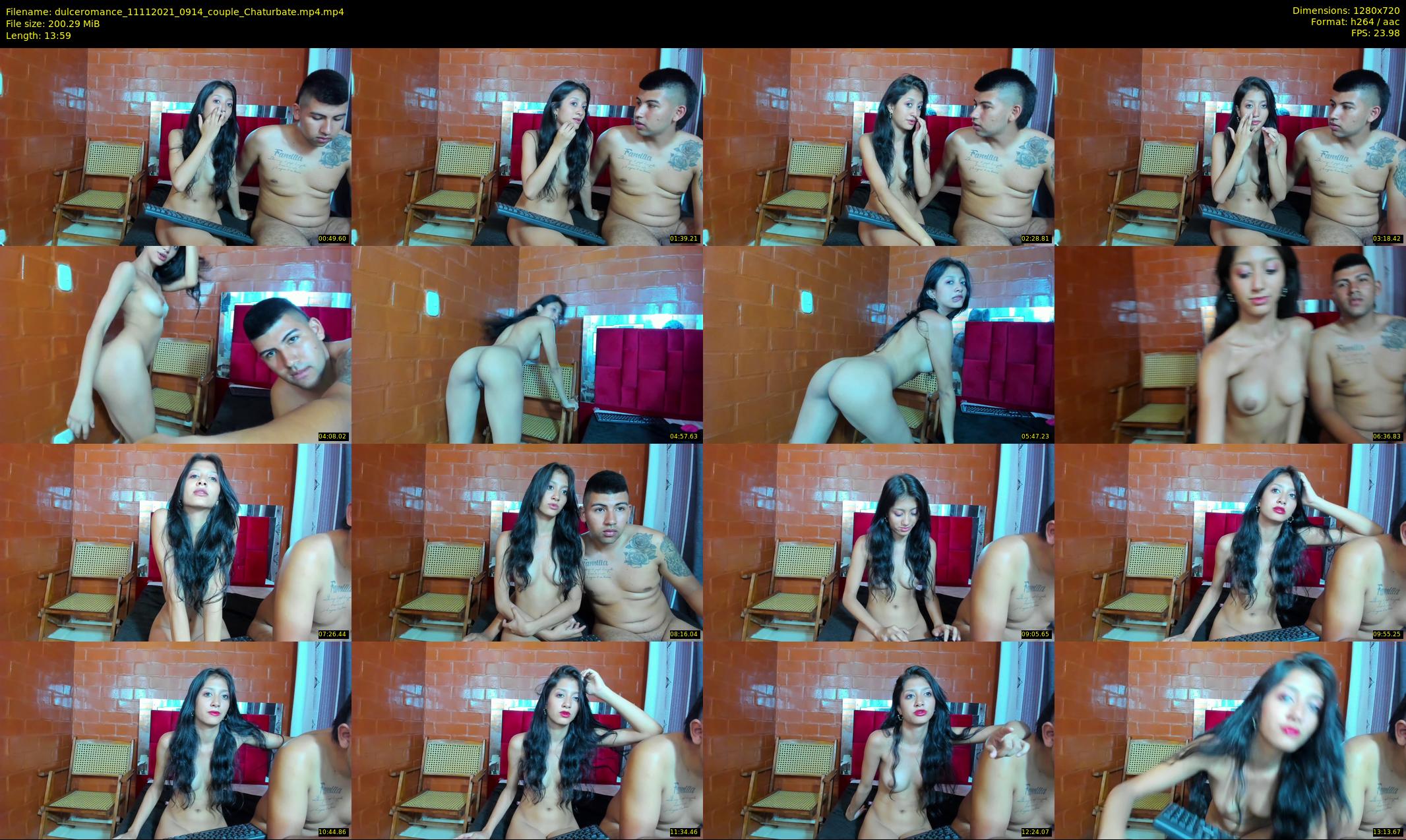dulceromance — 14 minute Chaturbate couple cam show recording, 720p, Nov 11, 2021
