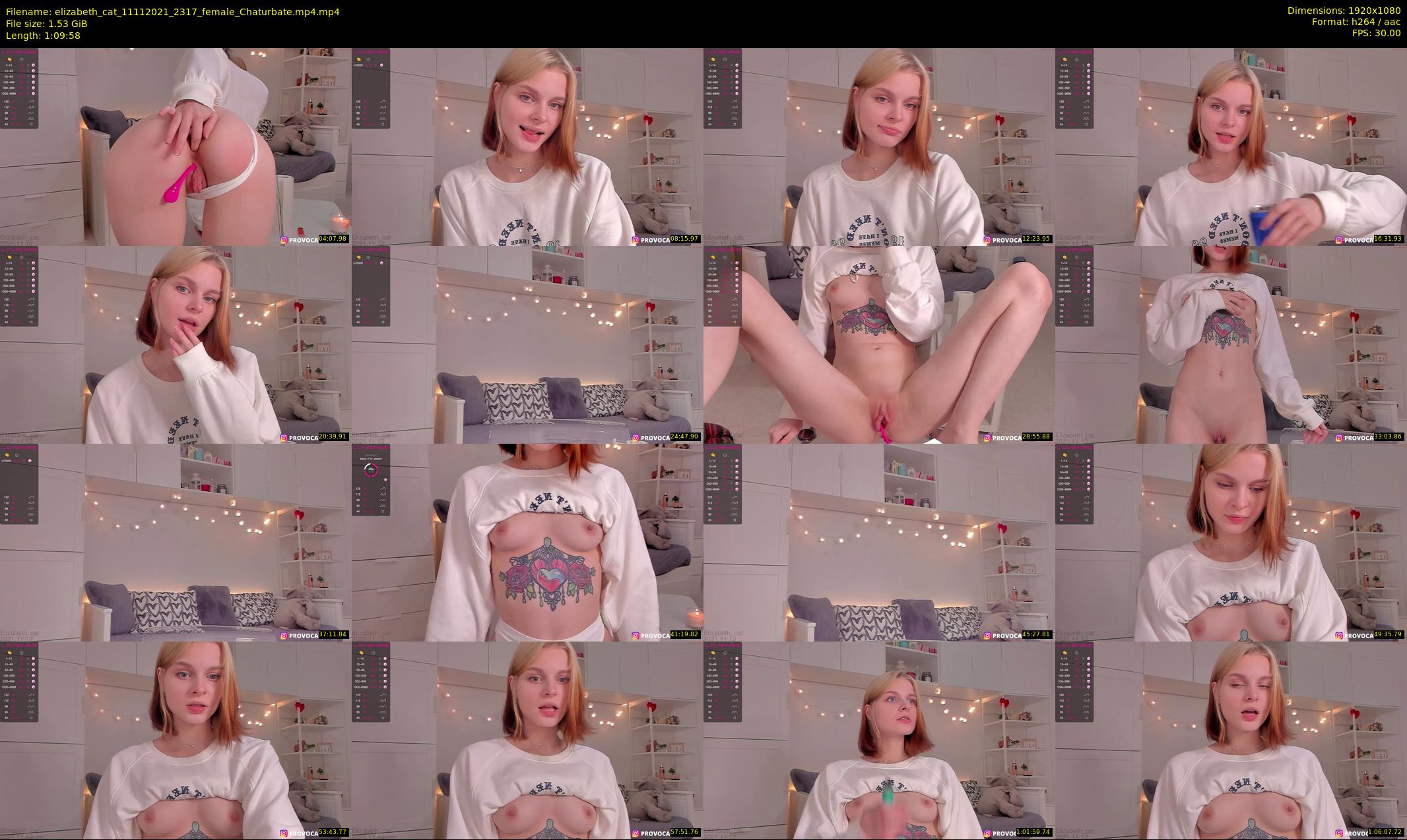 elizabeth_cat — 70 minute Chaturbate female cam show recording, 1080p, Nov 11, 2021