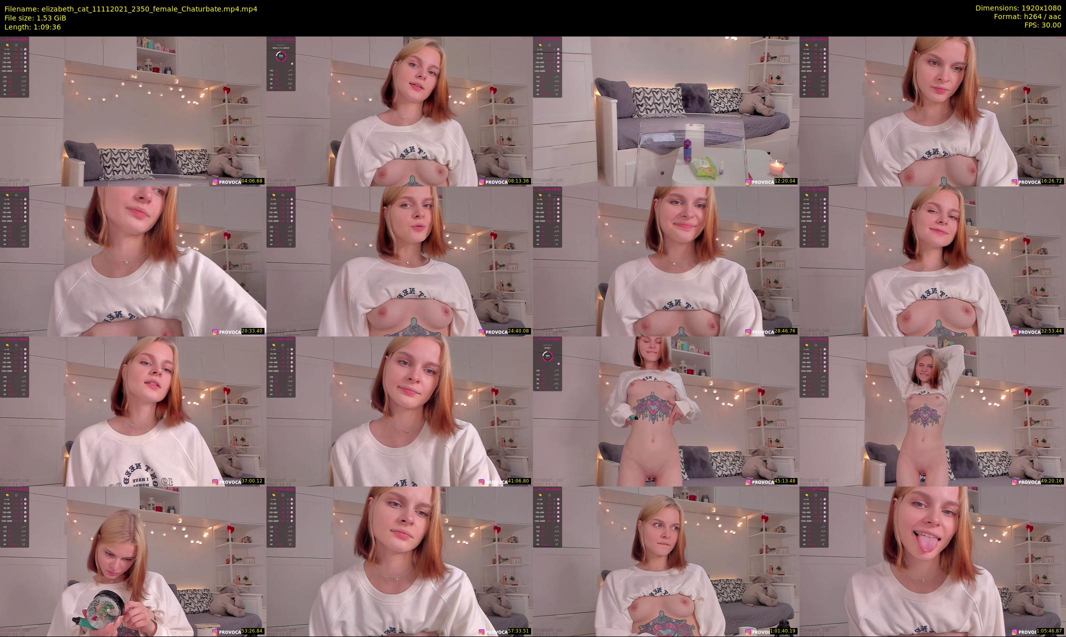 elizabeth_cat — 70 minute Chaturbate female cam show recording, 1080p, Nov 11, 2021