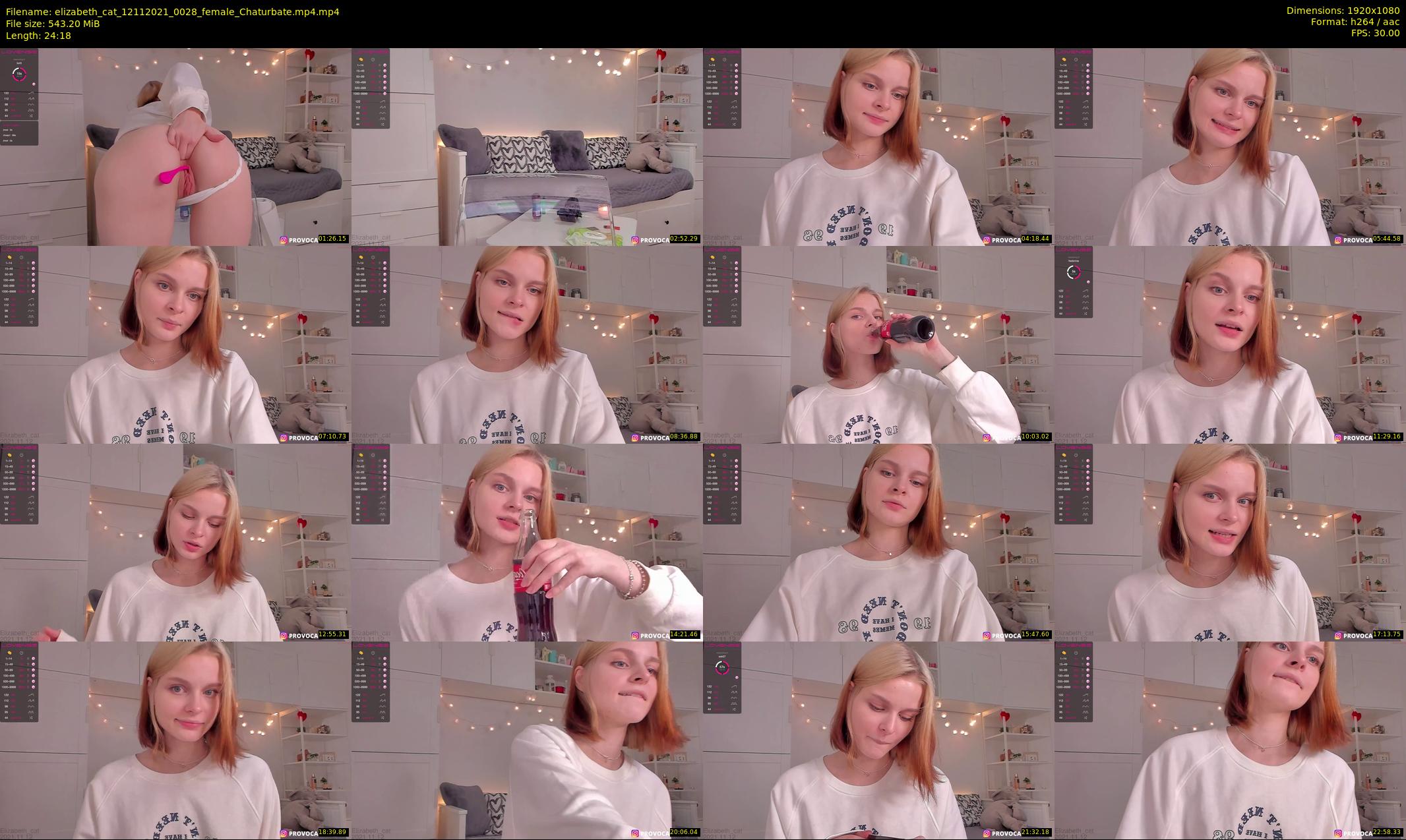 elizabeth_cat — 25 minute Chaturbate female cam show recording, 1080p, Nov 12, 2021