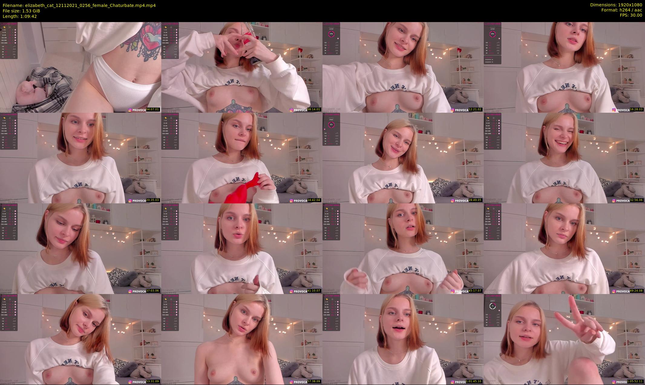 elizabeth_cat — 70 minute Chaturbate female cam show recording, 1080p, Nov 12, 2021