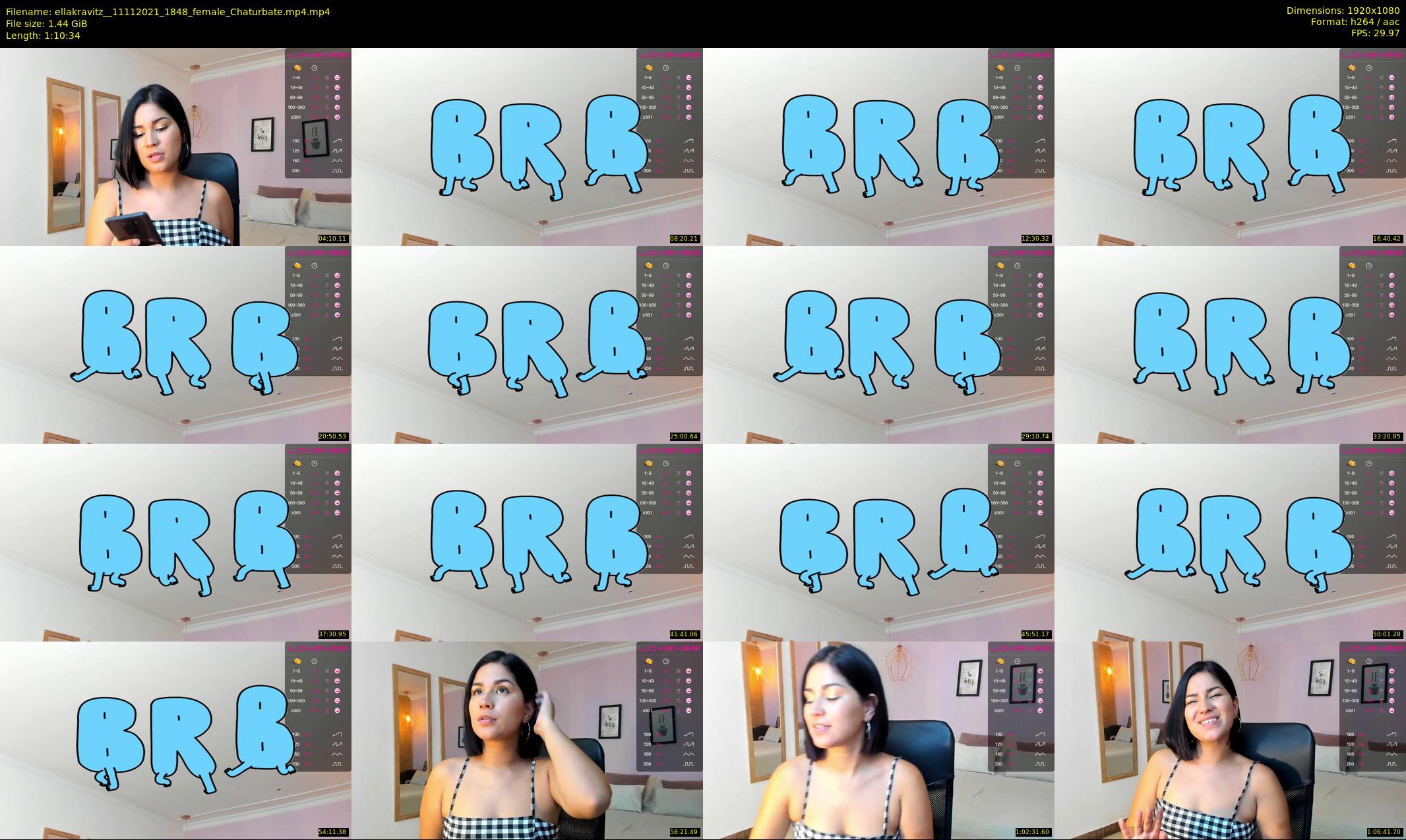 ellakravitz_ — 71 minute Chaturbate female cam show recording, 1080p, Nov 11, 2021