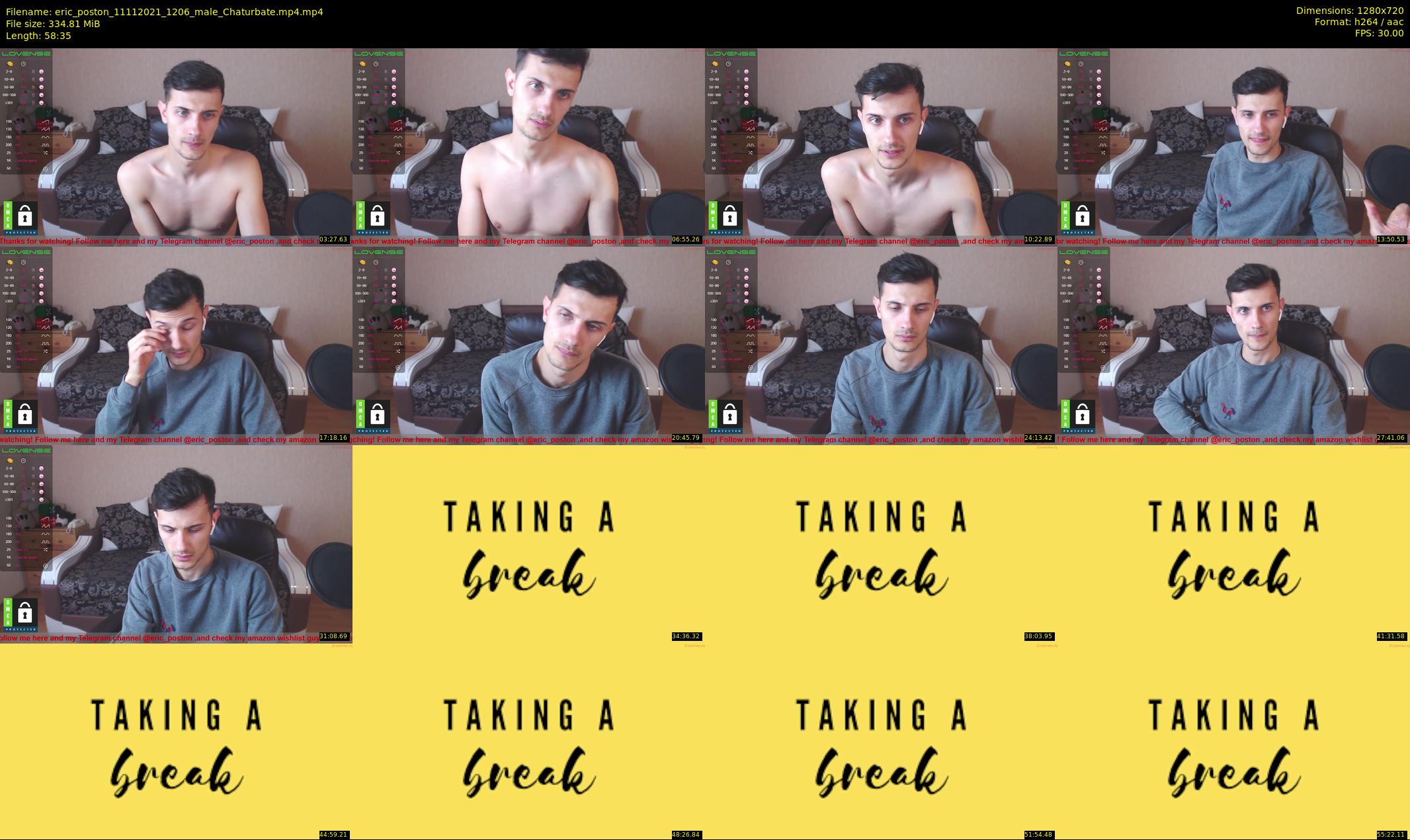 eric_poston — 59 minute Chaturbate male cam show recording, 720p, Nov 11, 2021