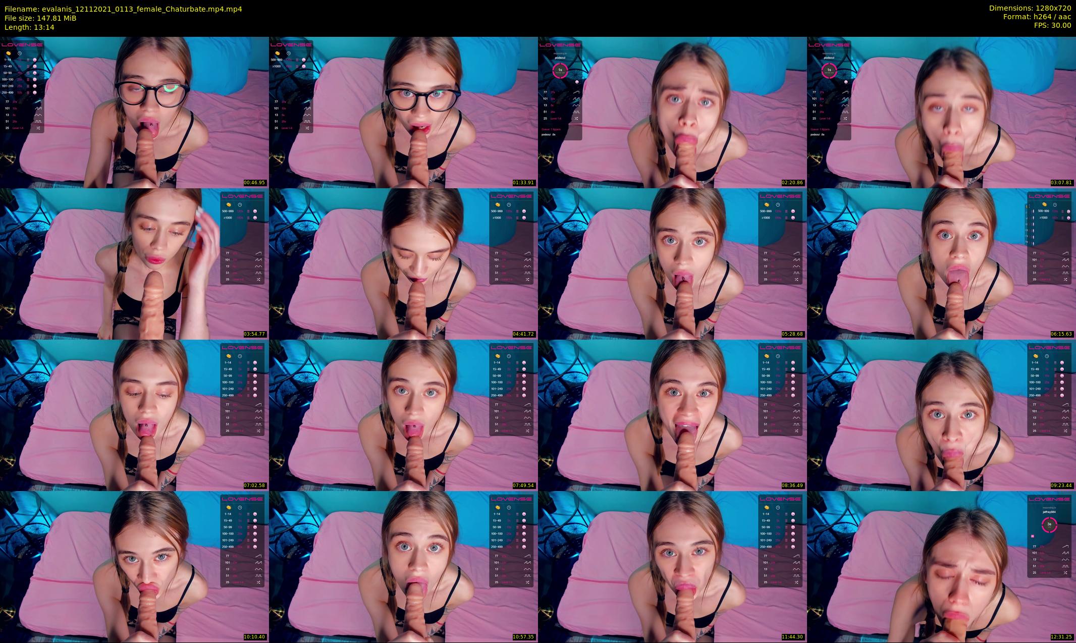 evalanis — 14 minute Chaturbate couple cam show recording, 720p, Nov 12, 2021