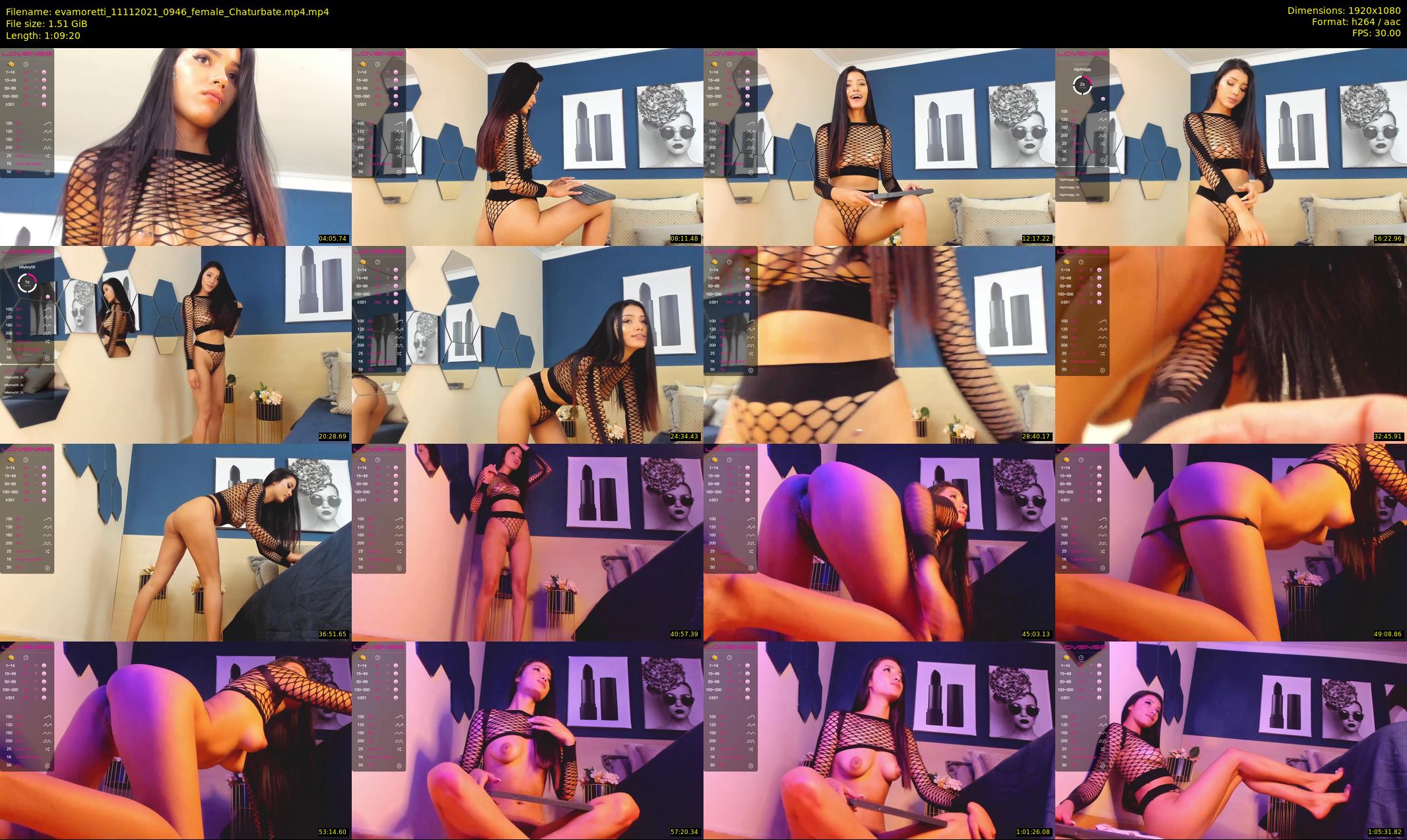evamoretti — 70 minute Chaturbate female cam show recording, 1080p, Nov 11, 2021