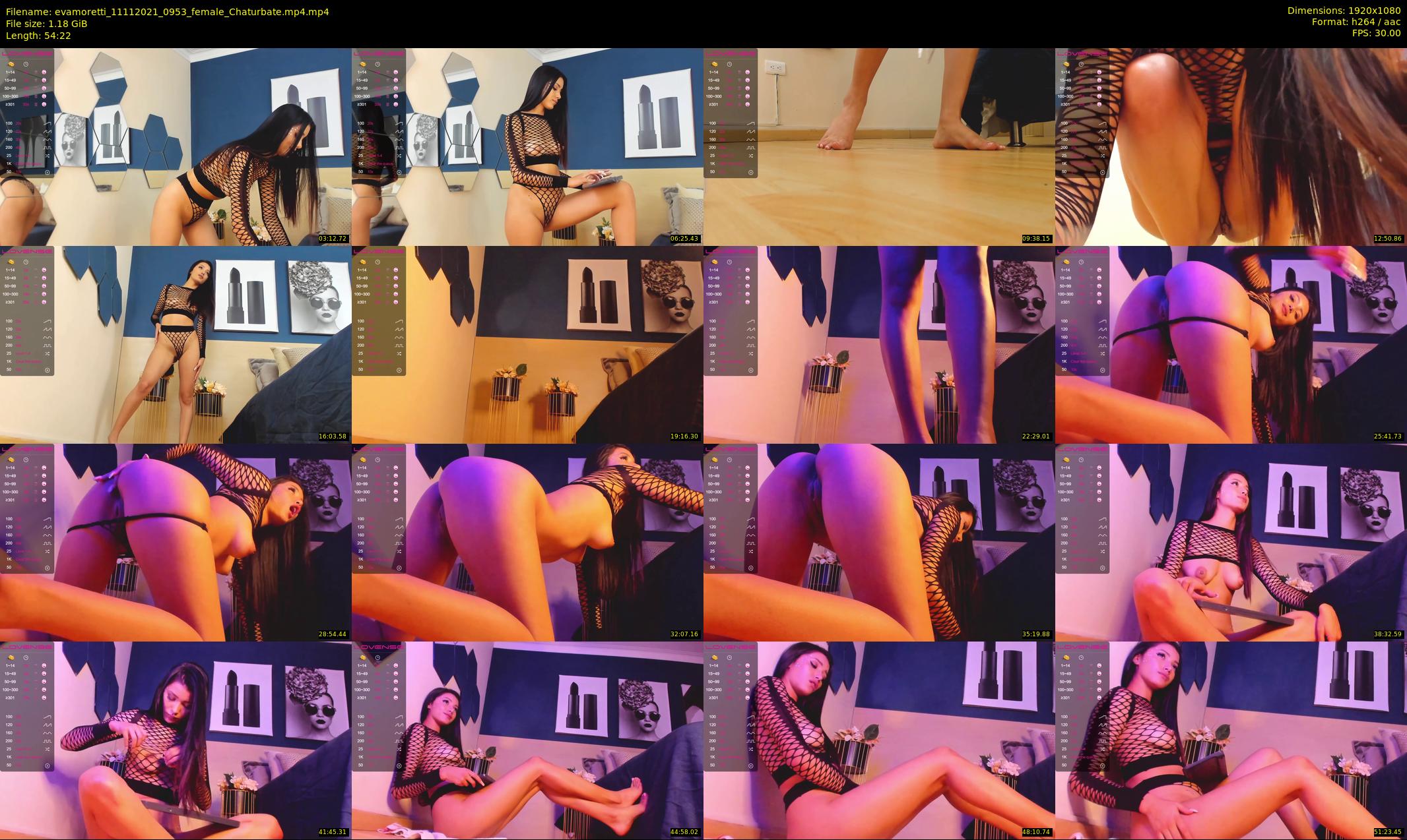 evamoretti — 55 minute Chaturbate female cam show recording, 1080p, Nov 11, 2021